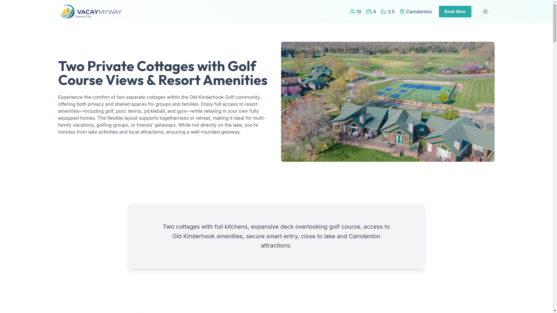 website screenshot of https://cheerfairway.house/
