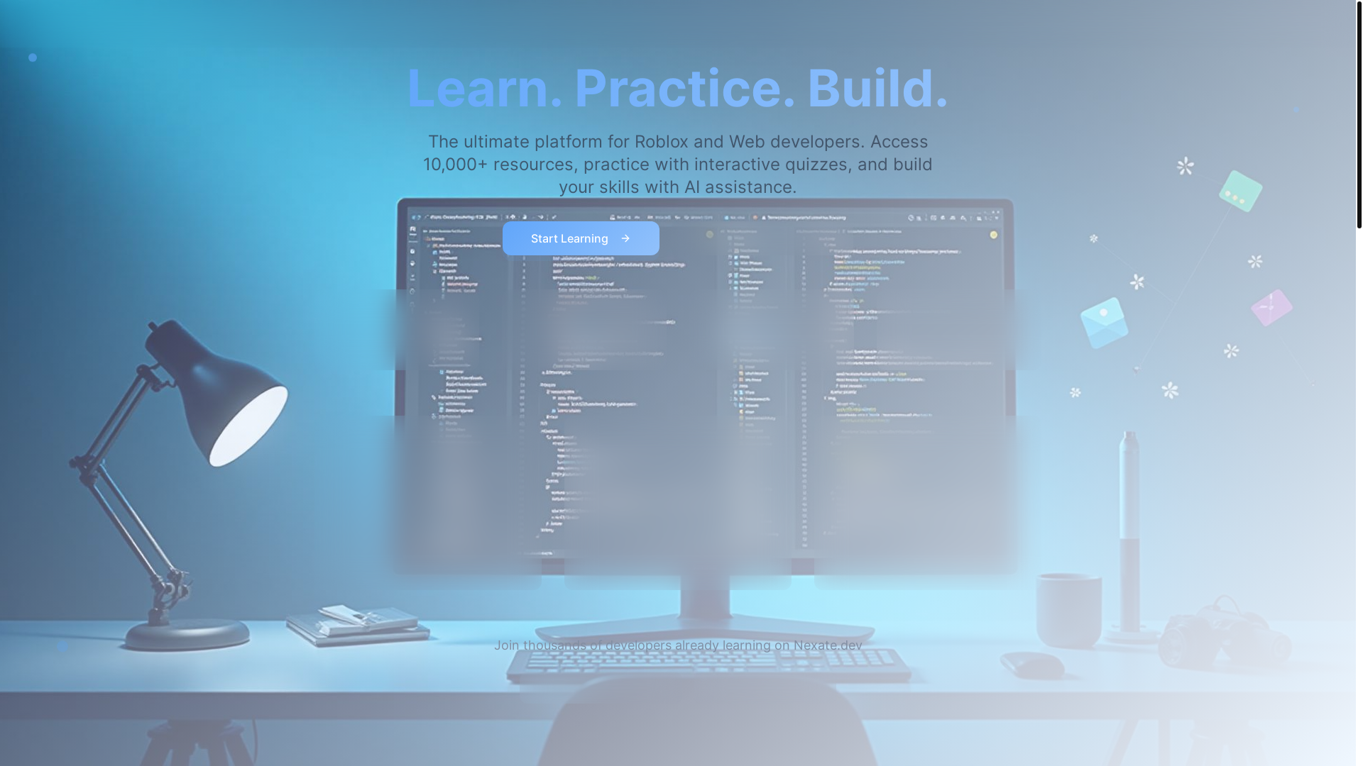 website screenshot of https://nexate.dev/