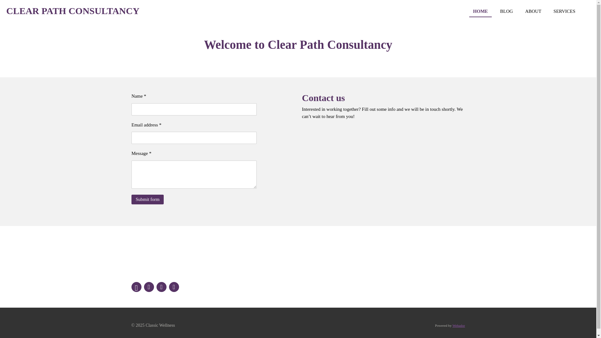 website screenshot of https://clearpathconsultancy.net/