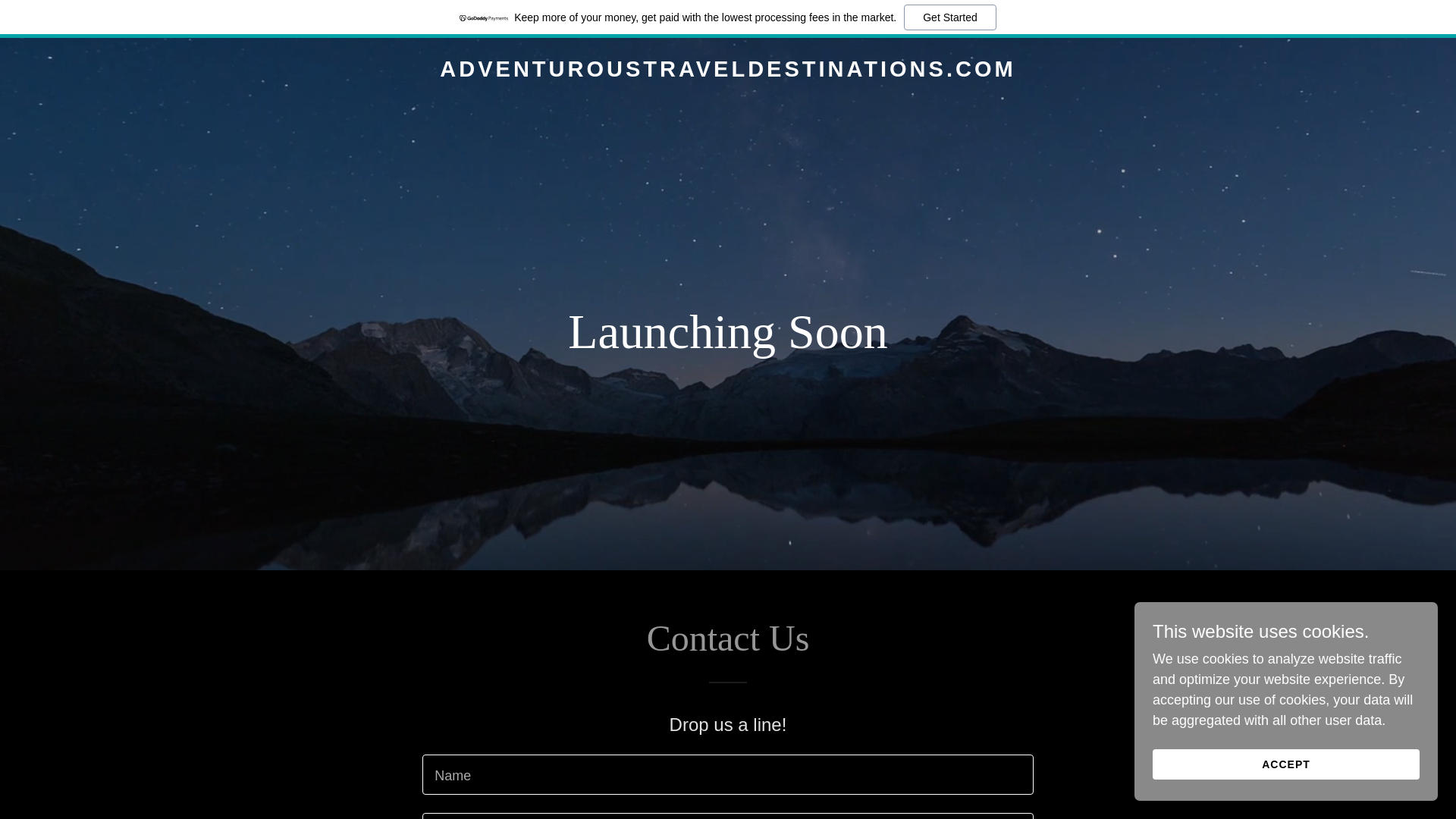 website screenshot of https://adventuroustraveldestinations.com/