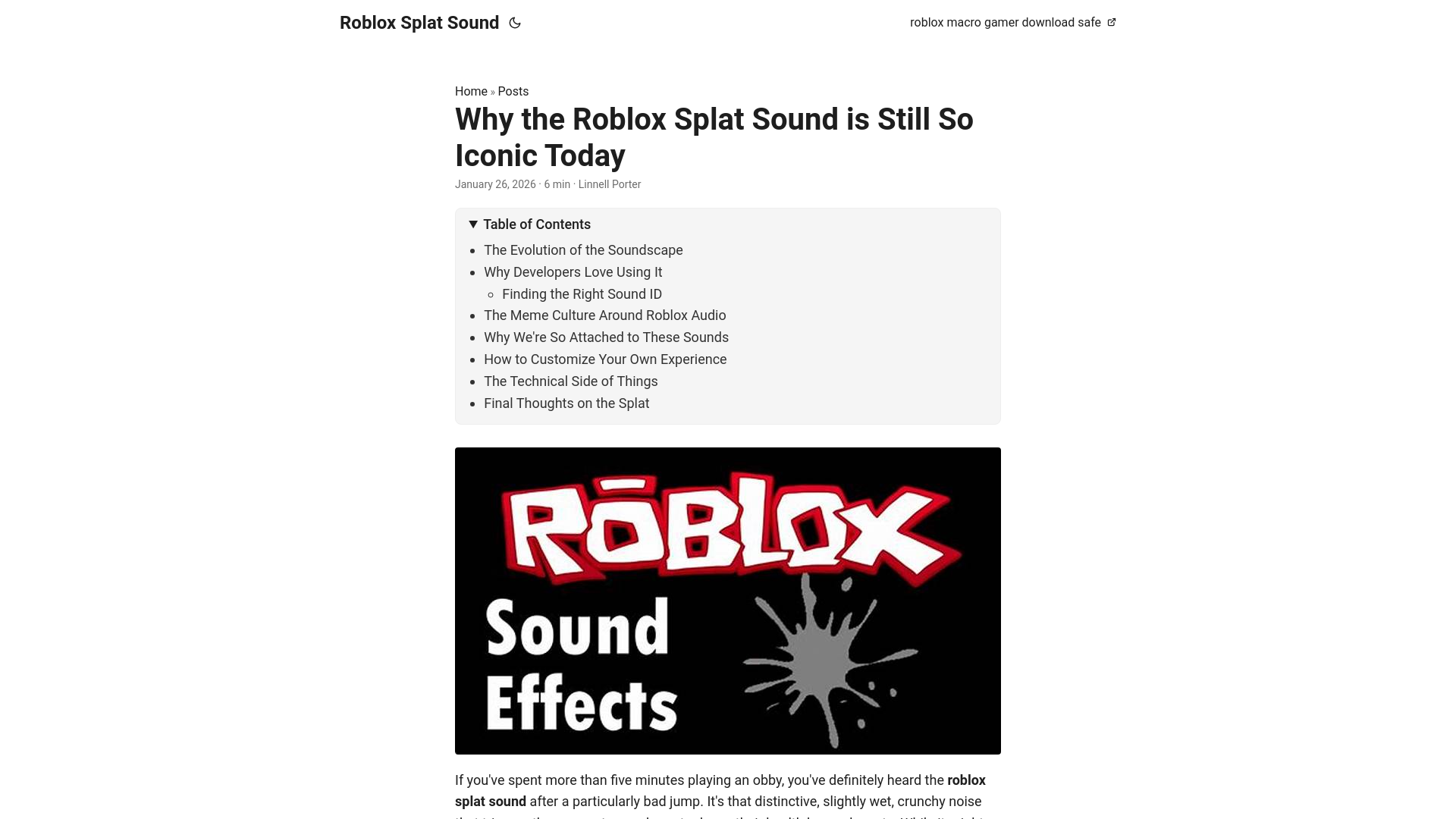 website screenshot of https://roblox-splat-sound.pages.dev/