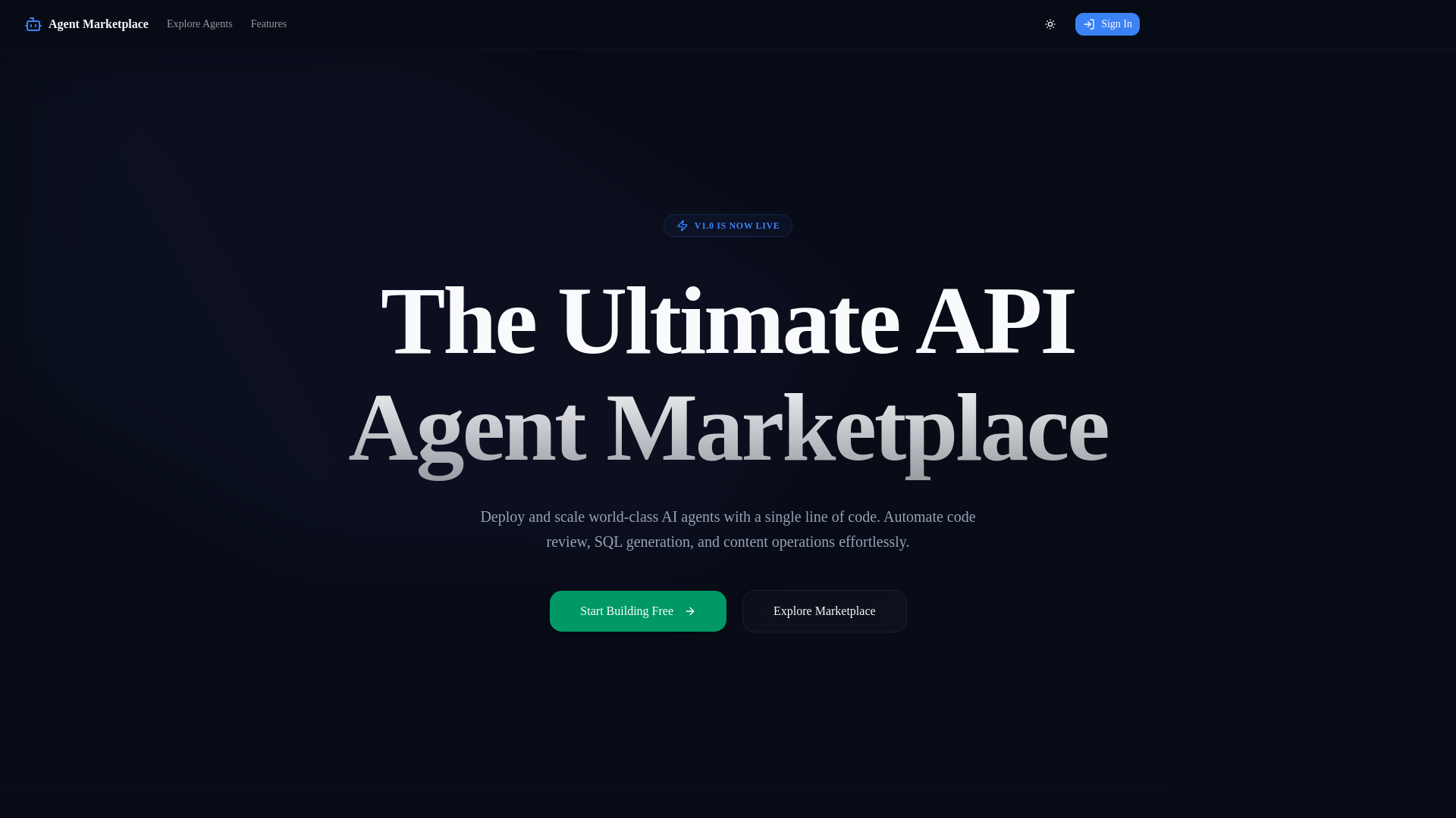 website screenshot of https://agent-space.dev