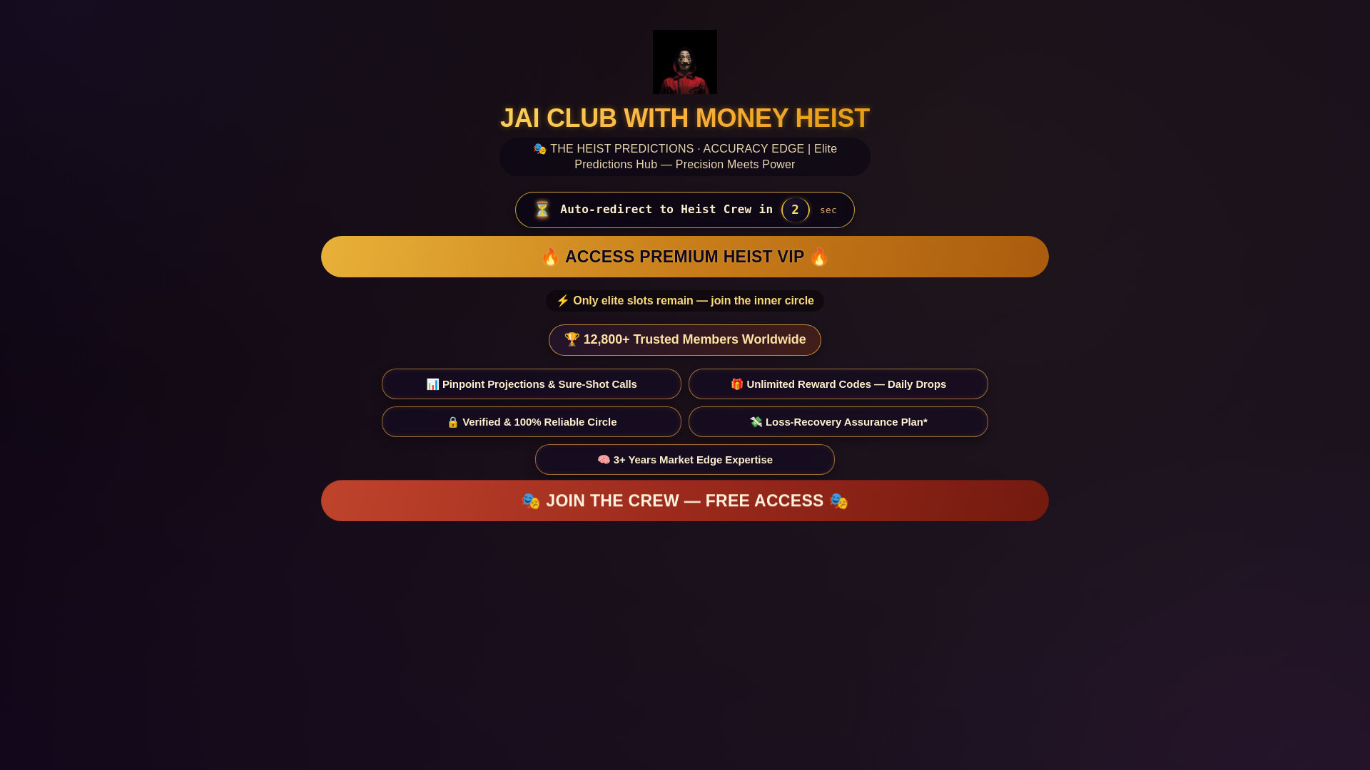 website screenshot of https://jaiclubwithmoneyheist.shop