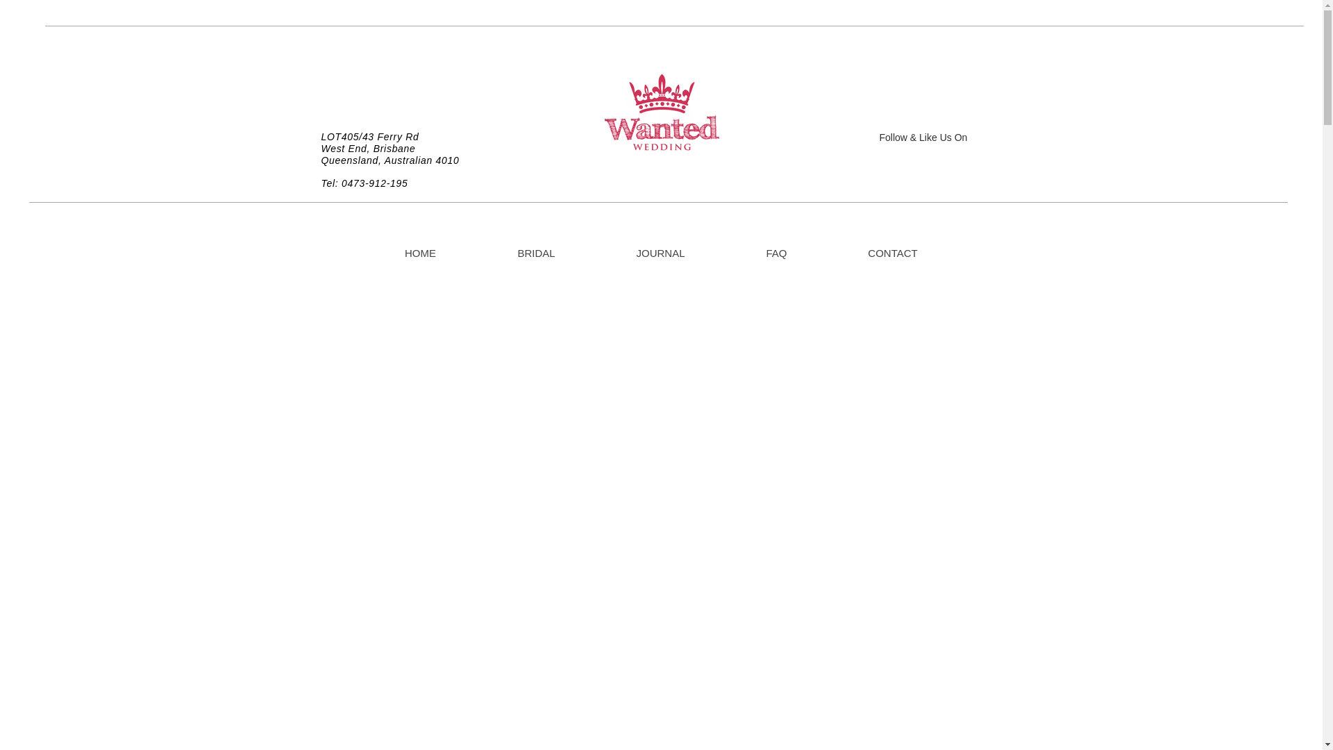 website screenshot of https://wantedwedding.online/