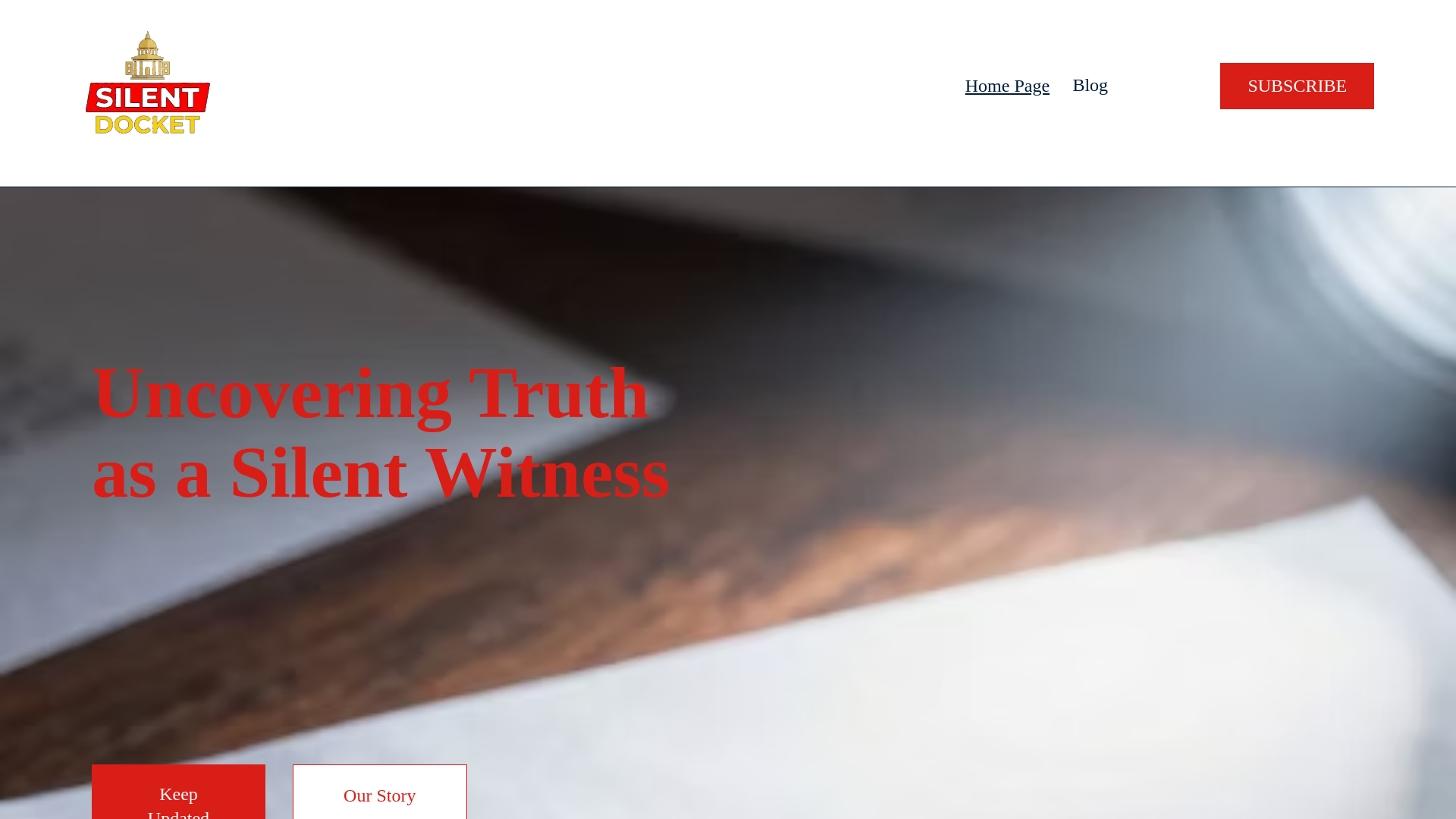 website screenshot of https://silentdocket.com/