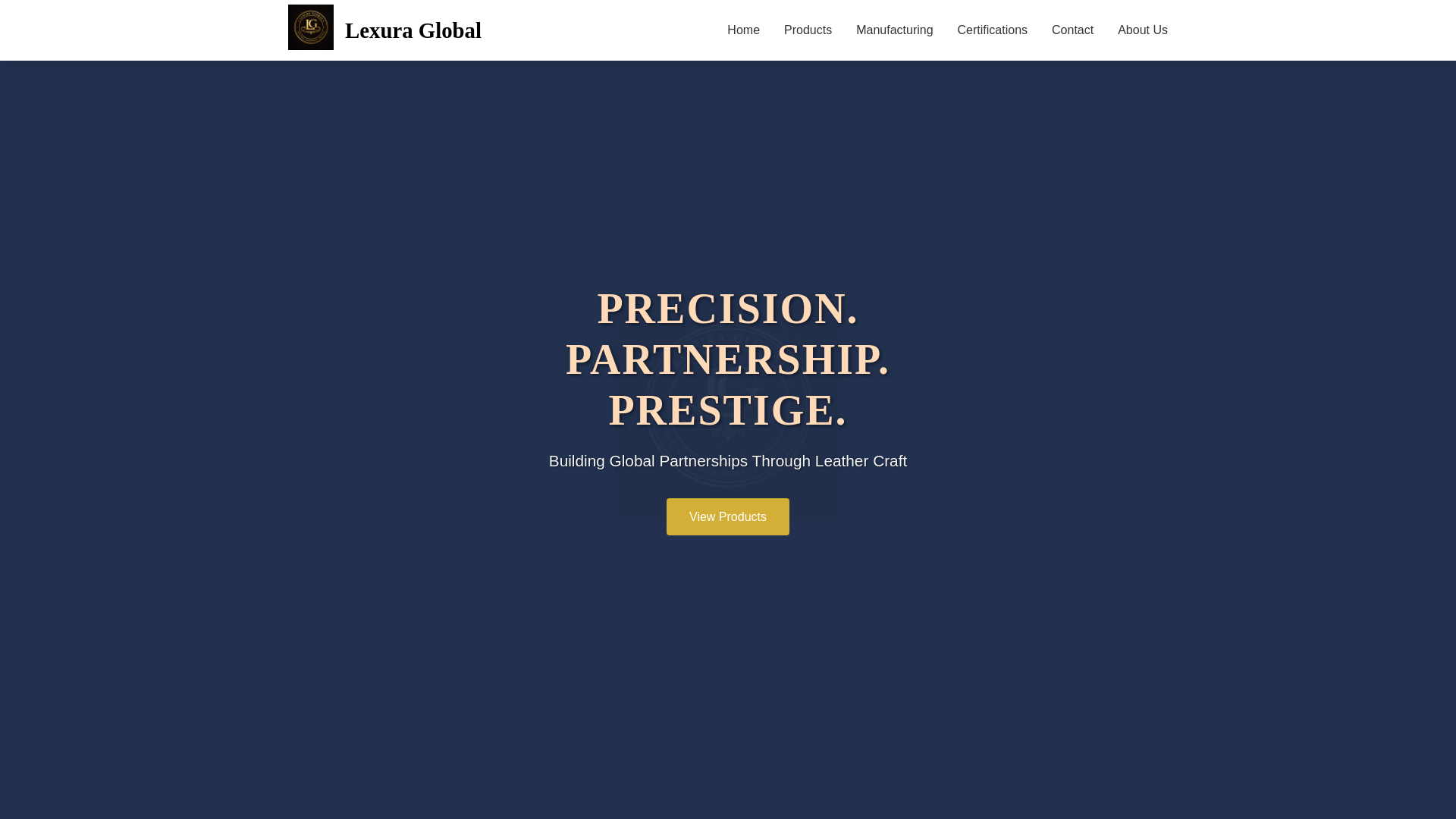 website screenshot of https://lexuraglobal.com/