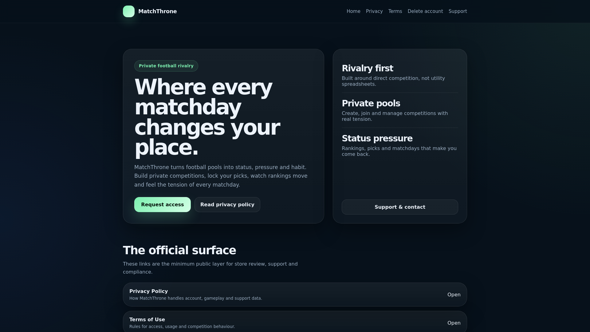 website screenshot of https://matchthrone-site.pages.dev/