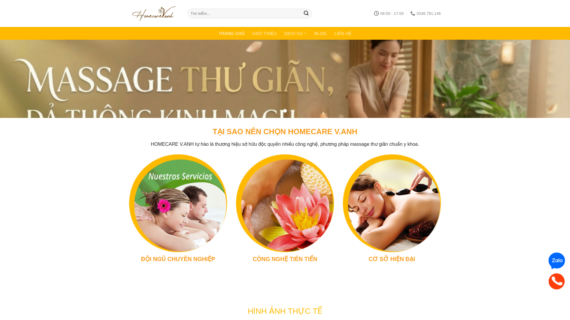 website screenshot of https://homecarevanh.com/