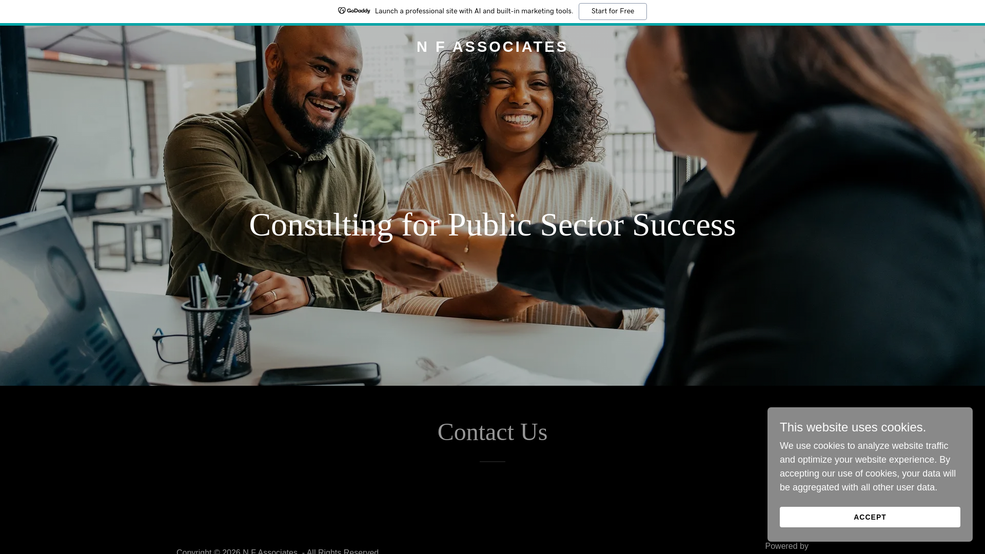 website screenshot of https://associatesnf.com