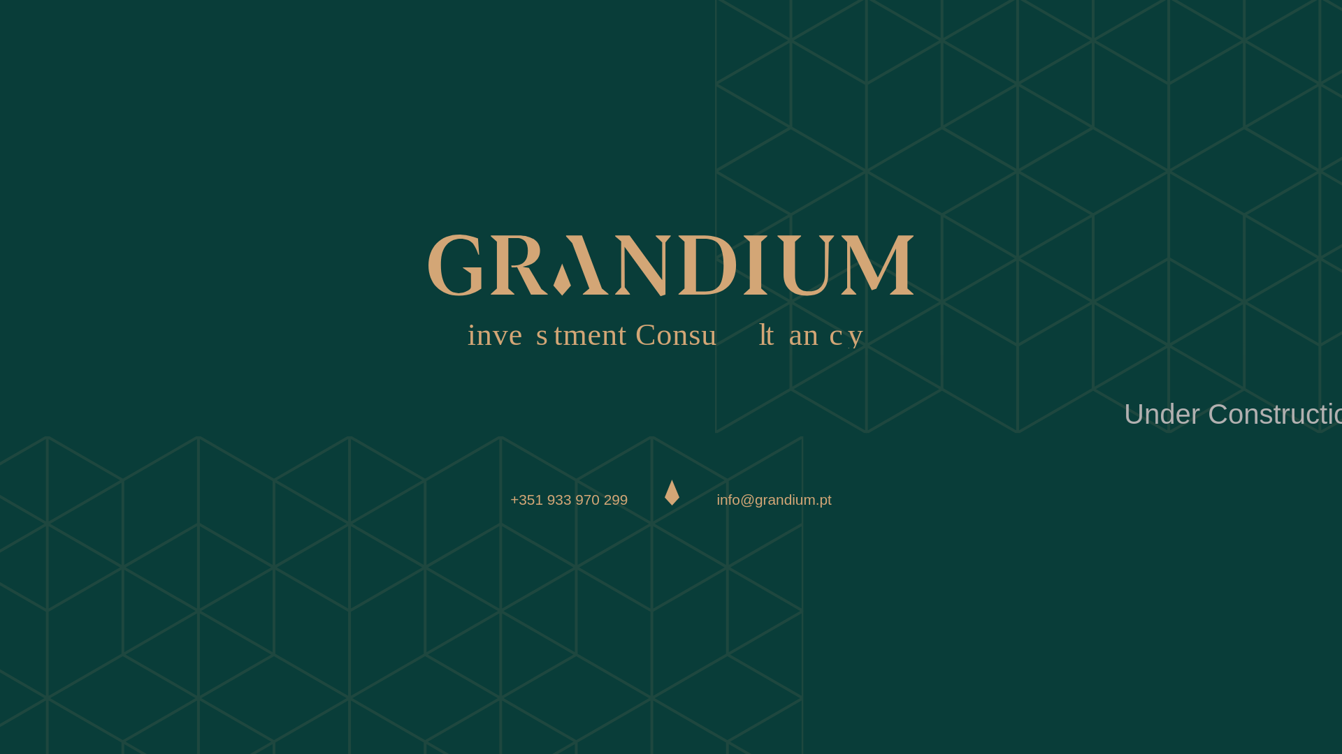 website screenshot of https://grandium.pt/