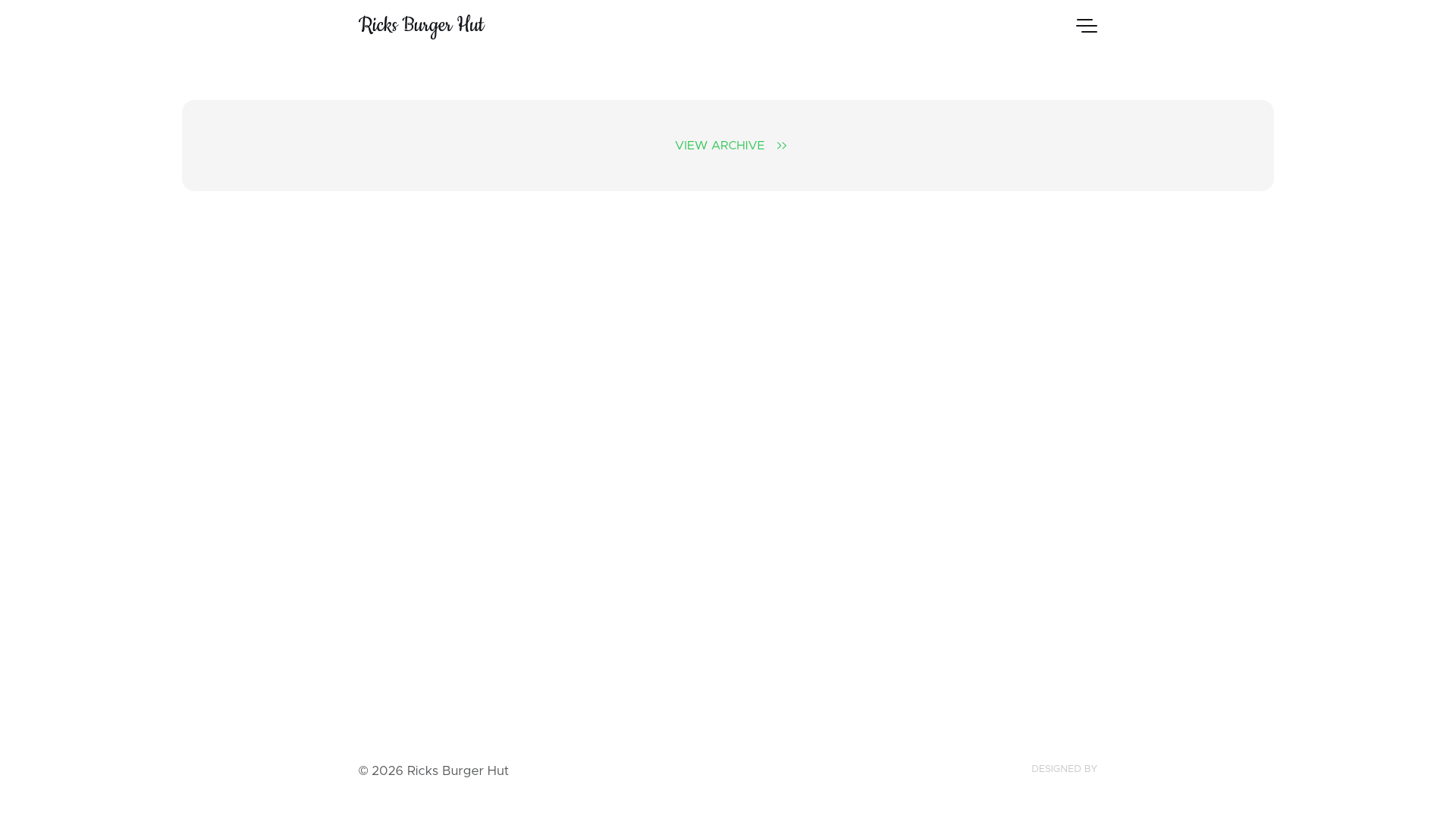 website screenshot of https://ricksburgerhut.pages.dev/