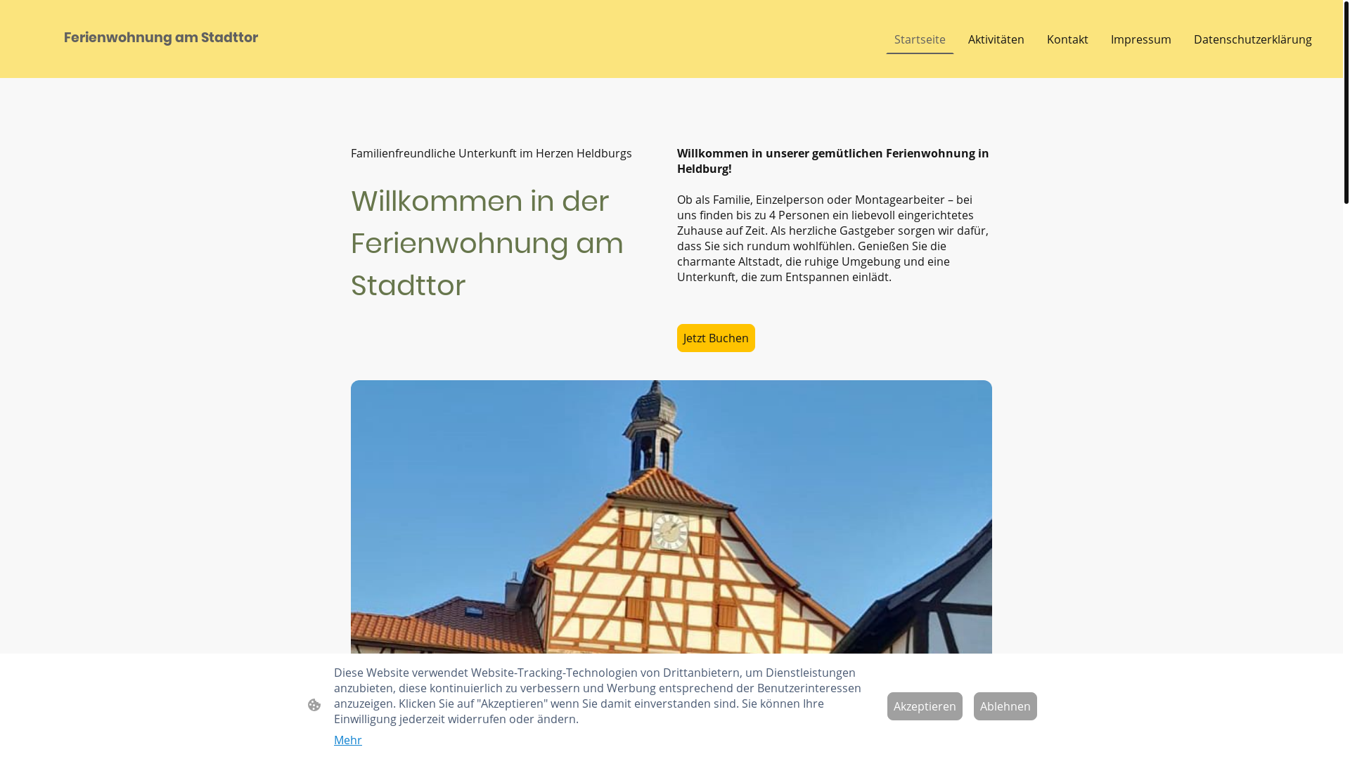 website screenshot of https://ferienwohnung-heldburg.de/