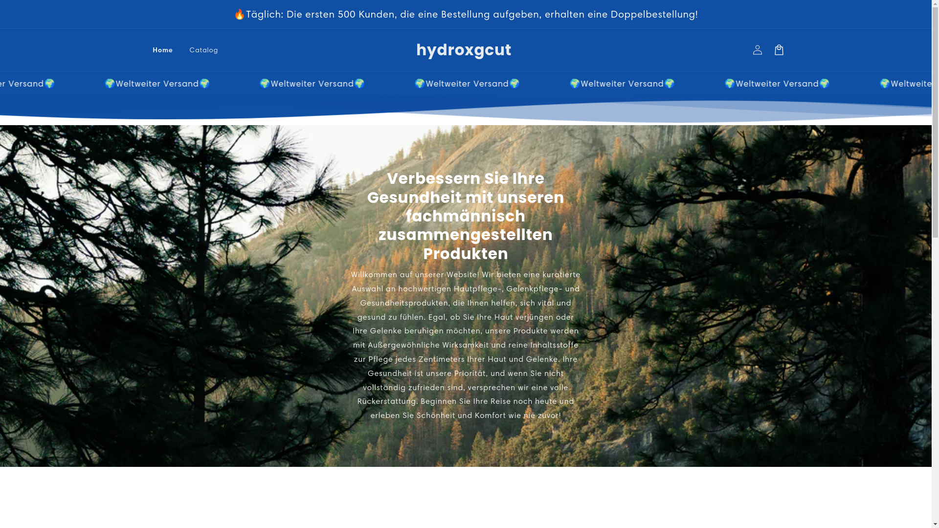 website screenshot of https://hydroxgcutvip.com/
