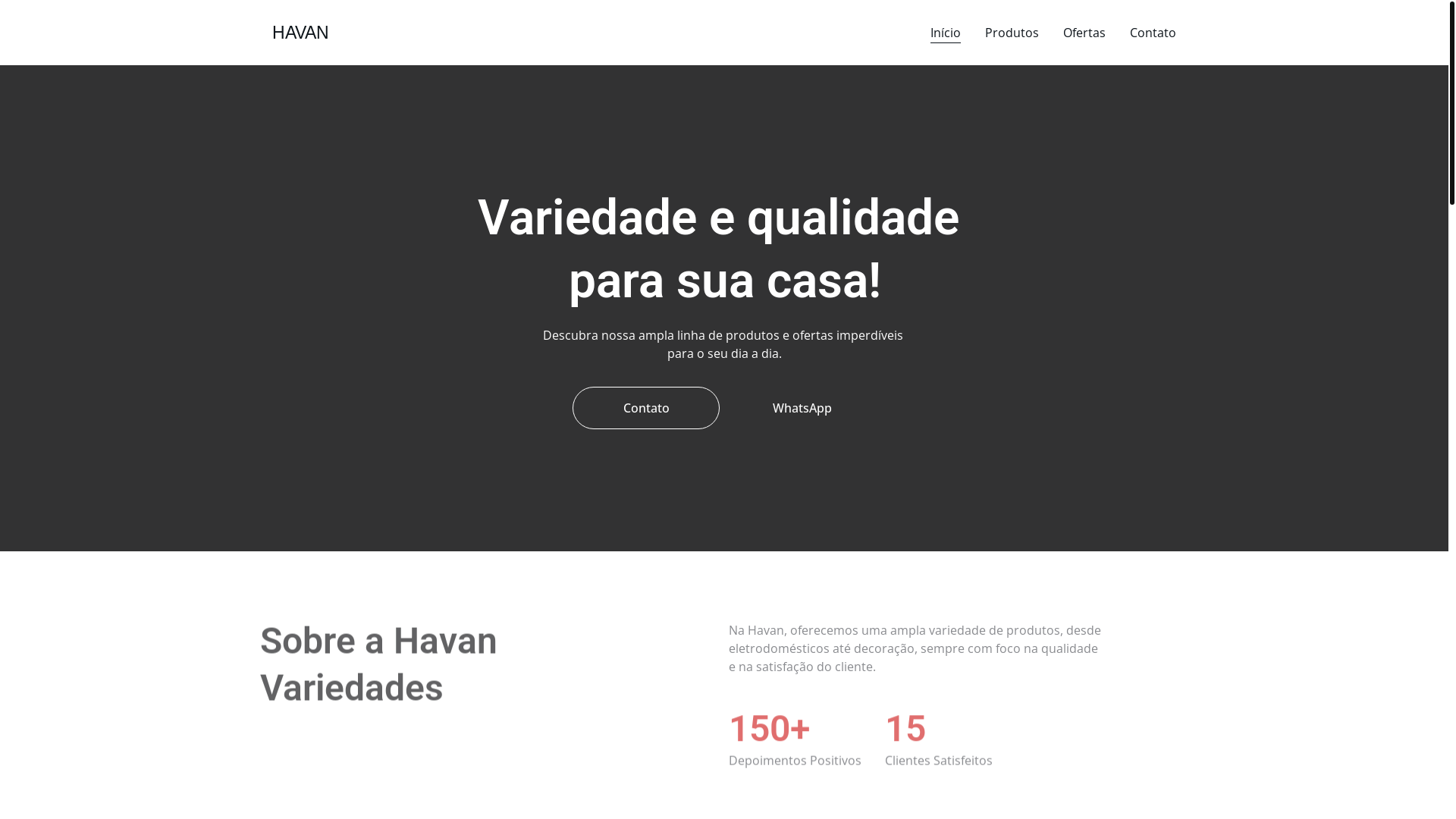 website screenshot of https://havbd.com/