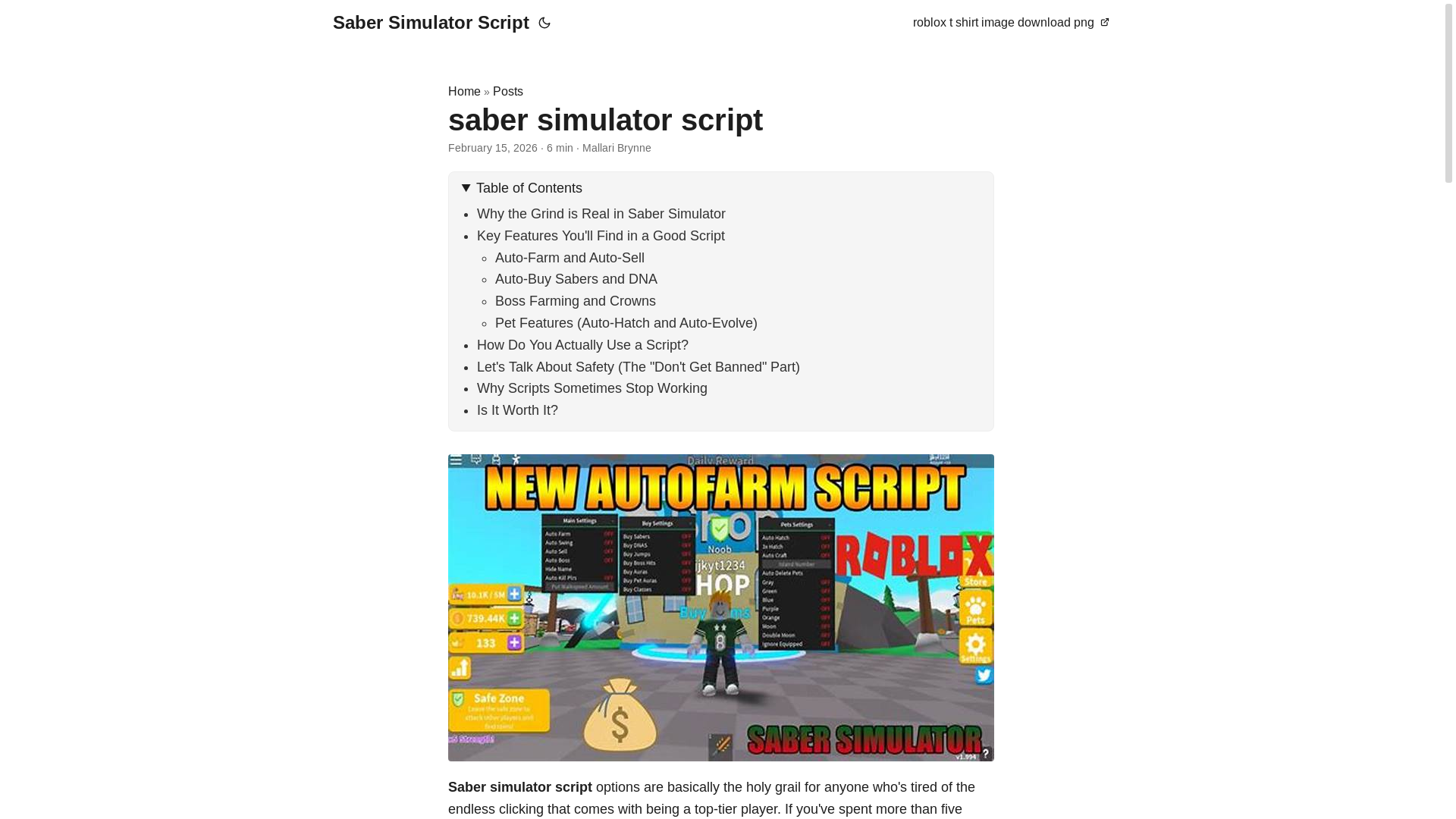 website screenshot of https://sabersimulatorscript.pages.dev/