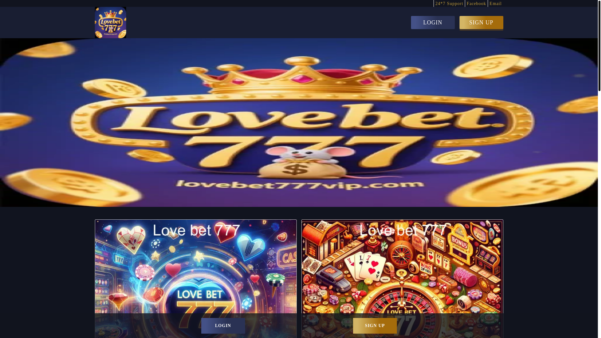 website screenshot of https://lovebet777vip.com/