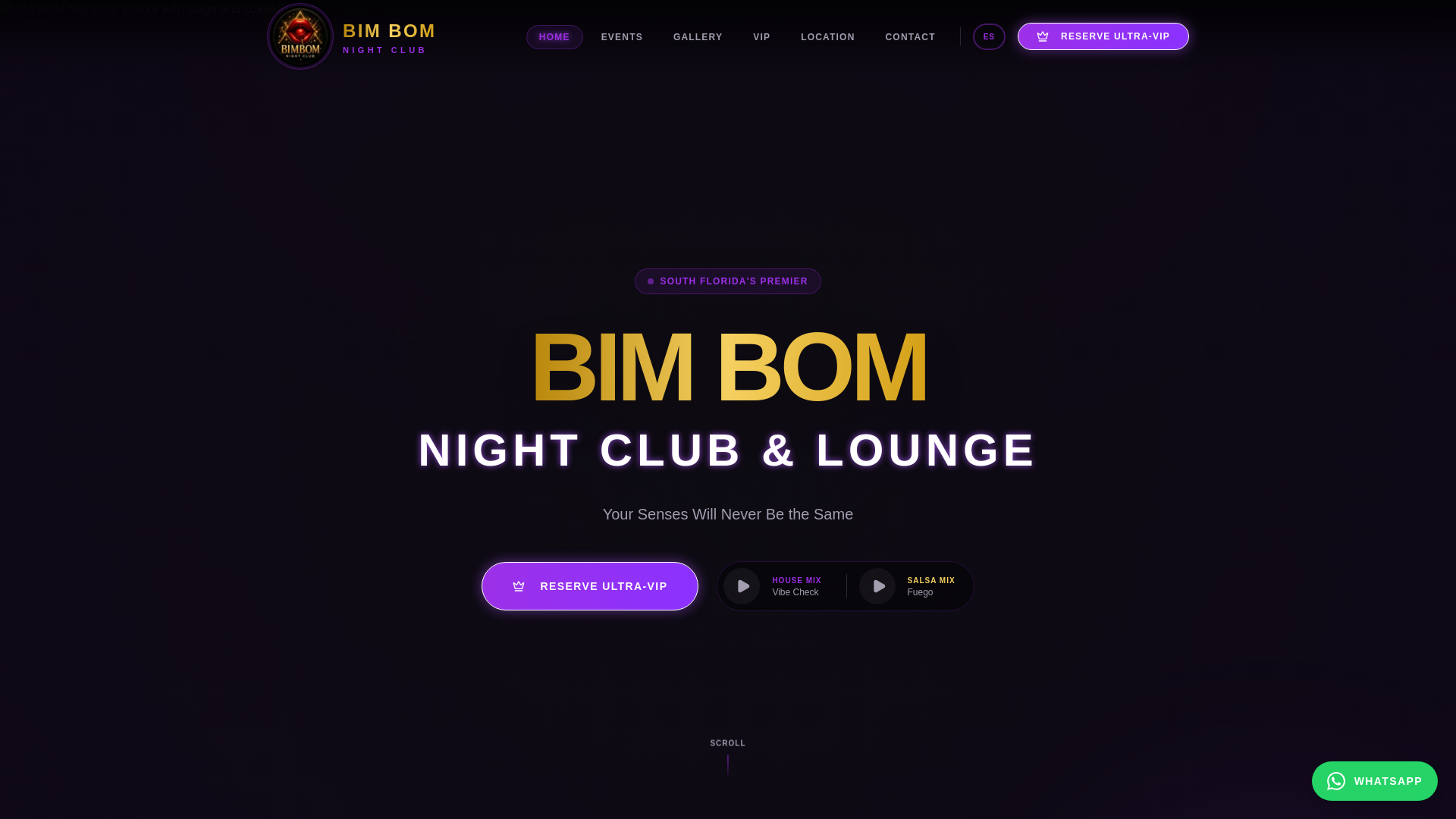 website screenshot of https://bimbomnightclub.com/