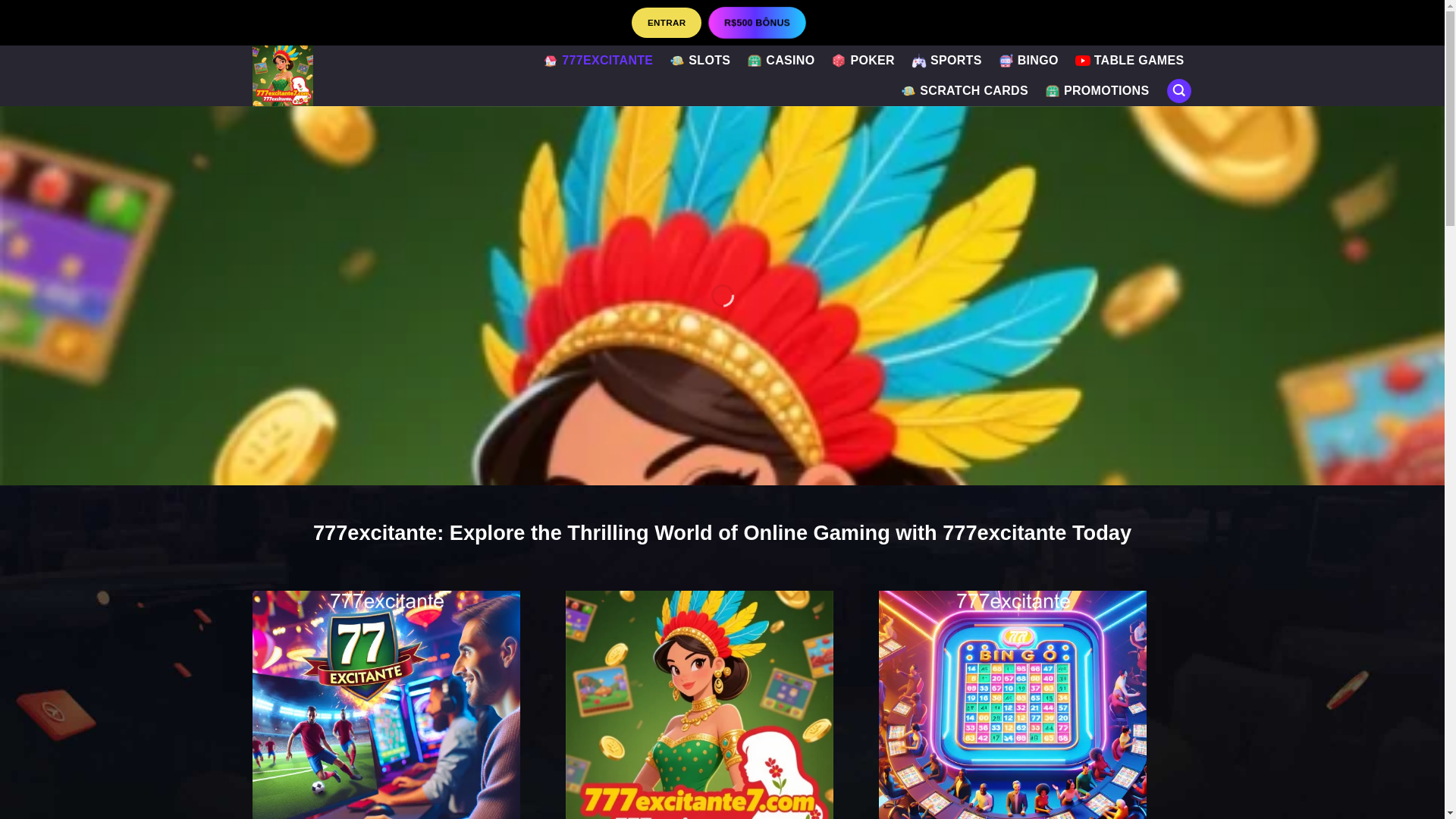 website screenshot of https://777excitante7.com/