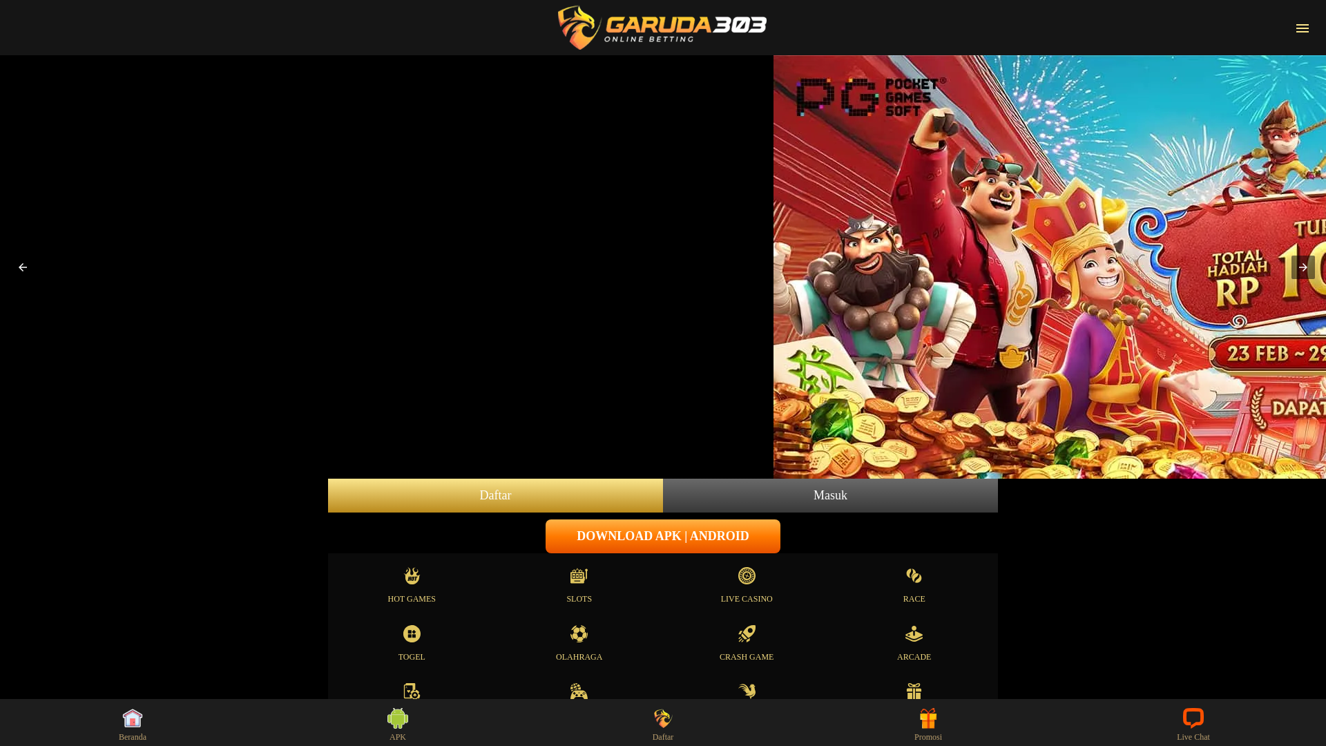 website screenshot of https://milopembawahoki.pages.dev/