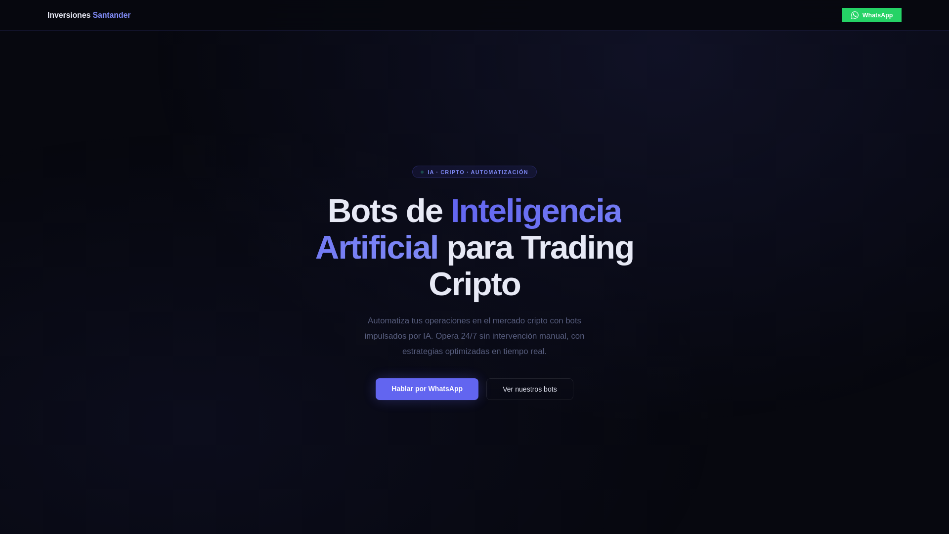website screenshot of https://investingsantander.online