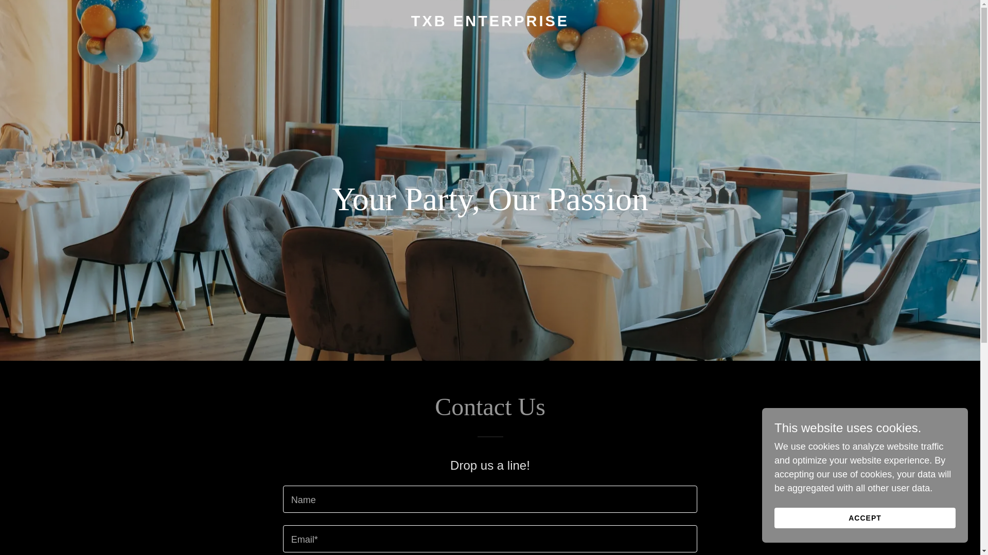 website screenshot of https://txbenterprise.com/