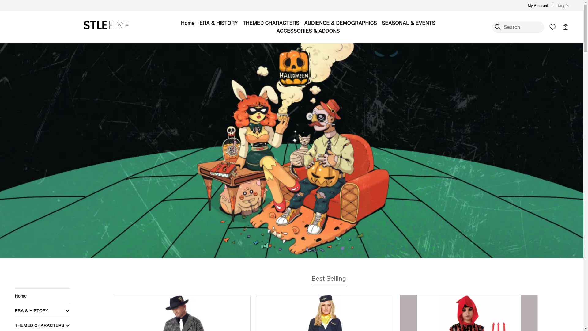 website screenshot of https://stlehive.shop/