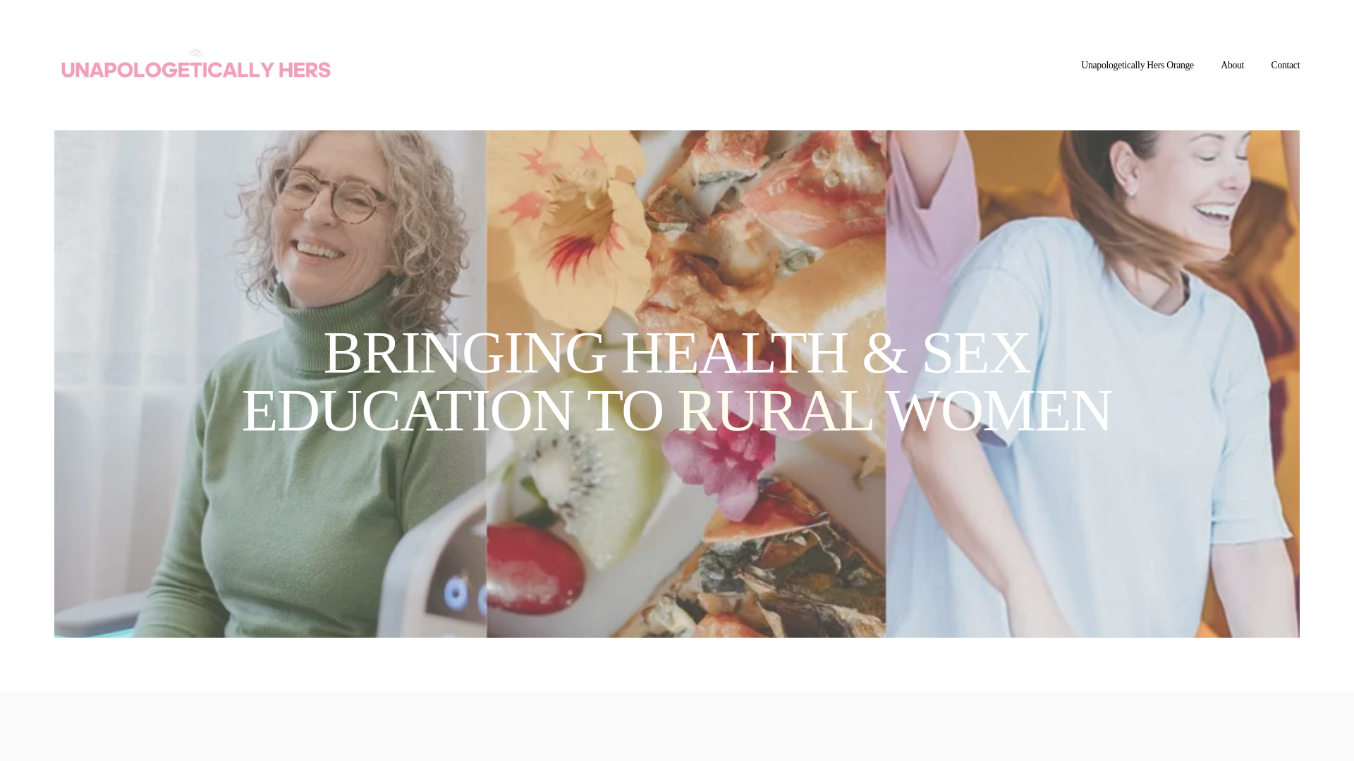 website screenshot of https://unapologeticallyhers.com.au/