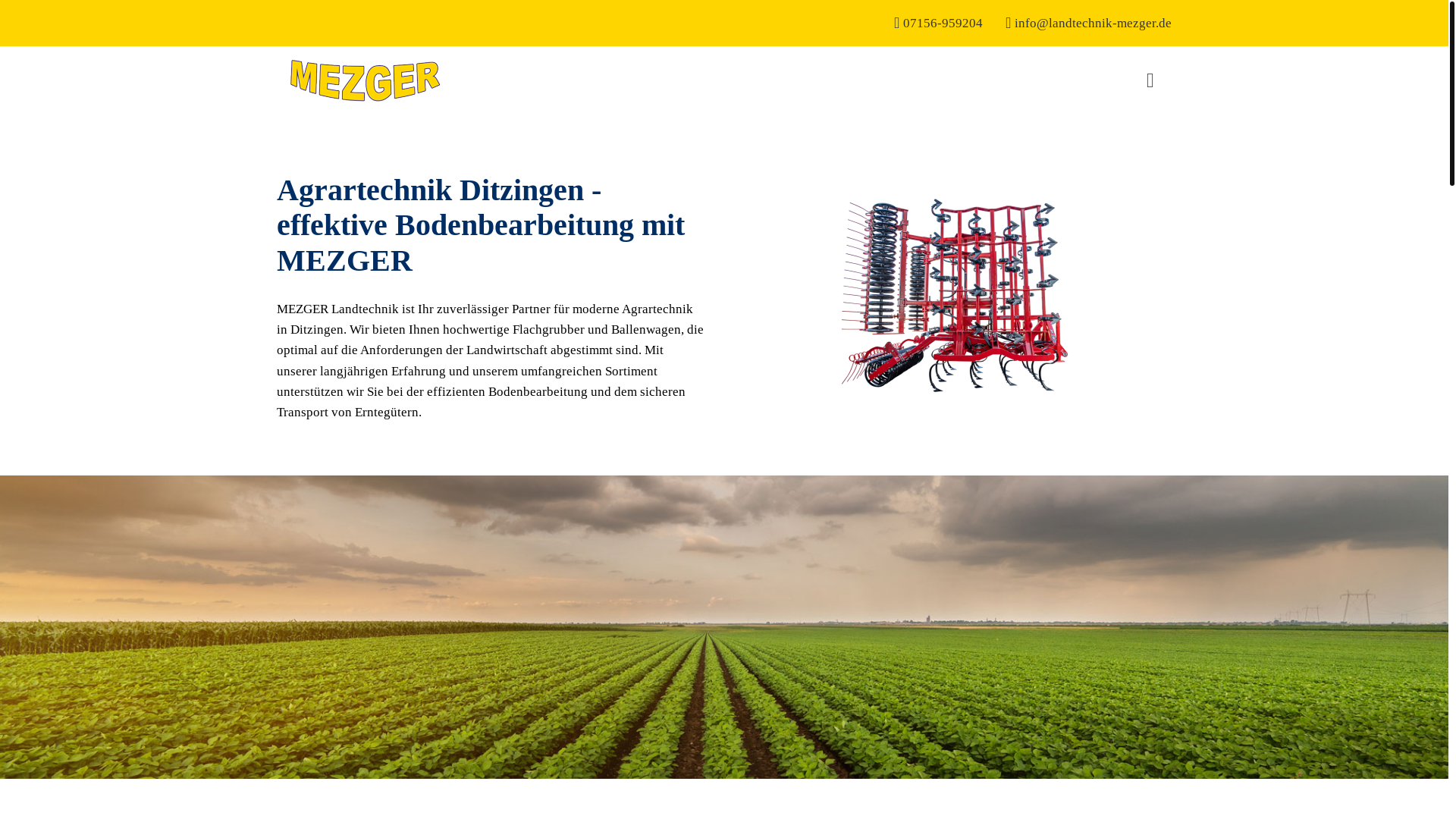 website screenshot of https://landtechnik-mezger.de/