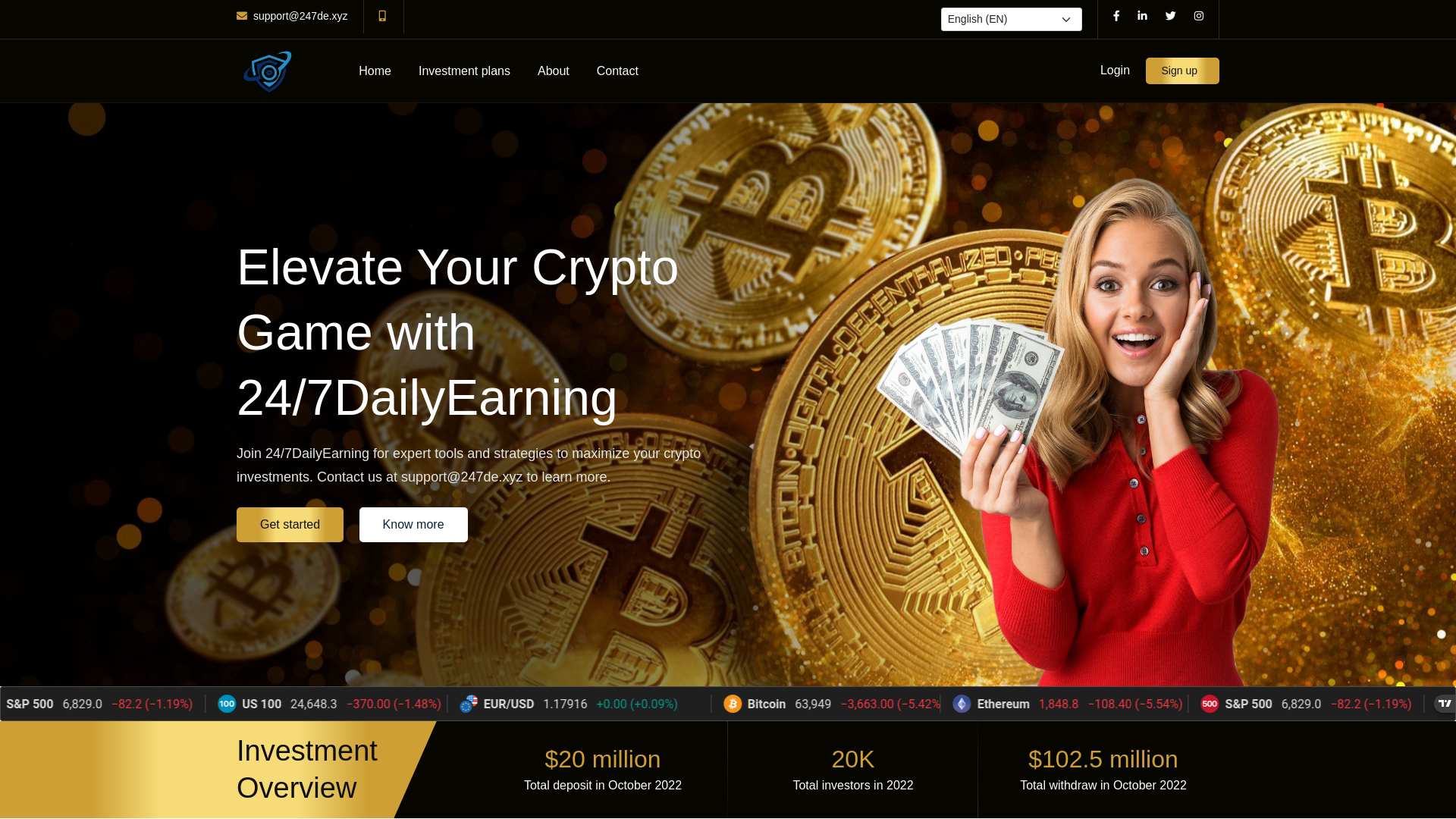 website screenshot of https://247de.xyz/