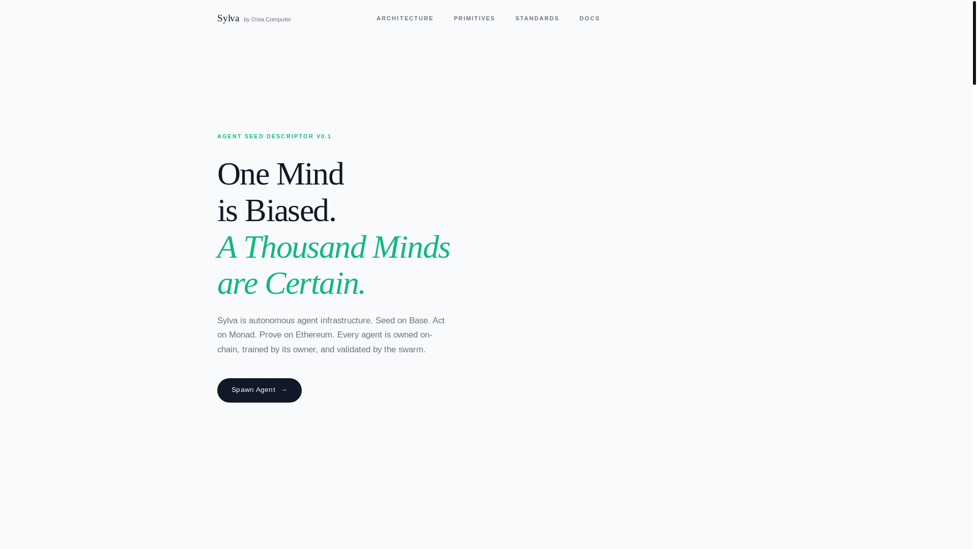 website screenshot of https://sylva-website.pages.dev/