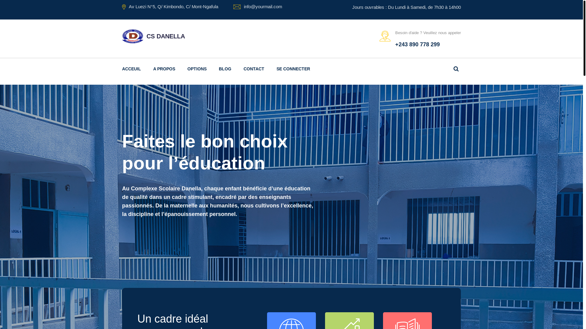 website screenshot of https://csdanella.com/