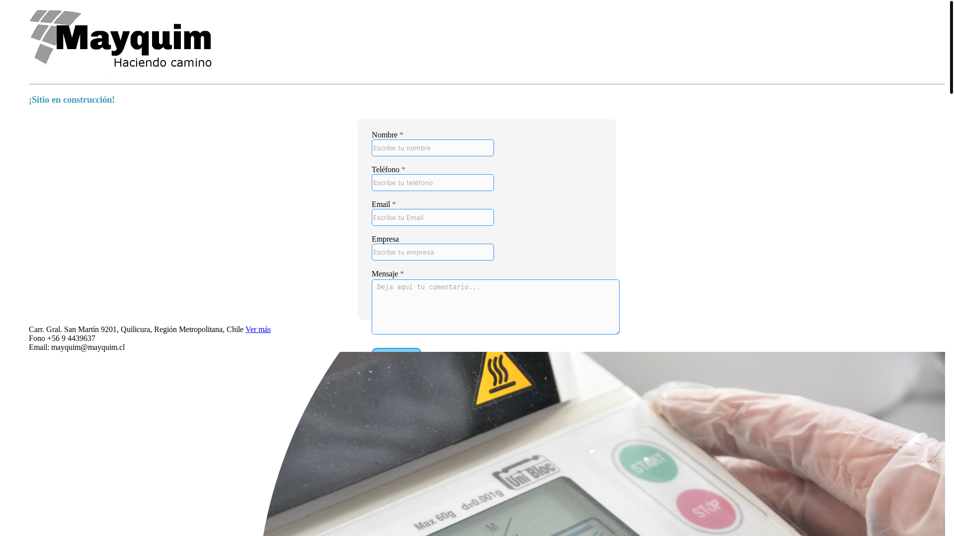 website screenshot of https://wolanblu.cl/
