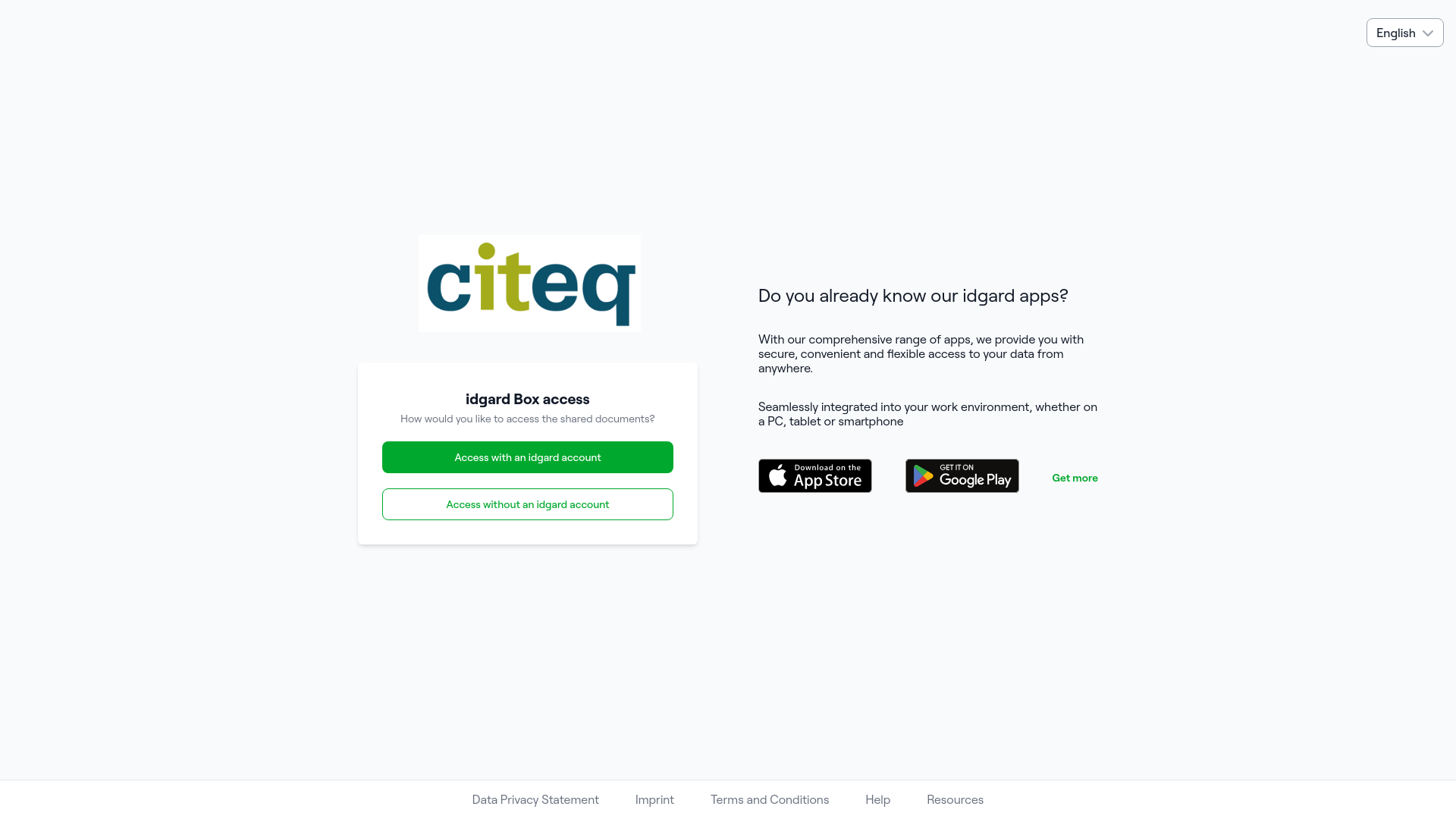 website screenshot of https://my.idgard.de/#/guest-access?b=s2|5cnd|TeyLcuChGd4kal0LQrah7XdYSNts5gmvzaLvlT9Du94=
