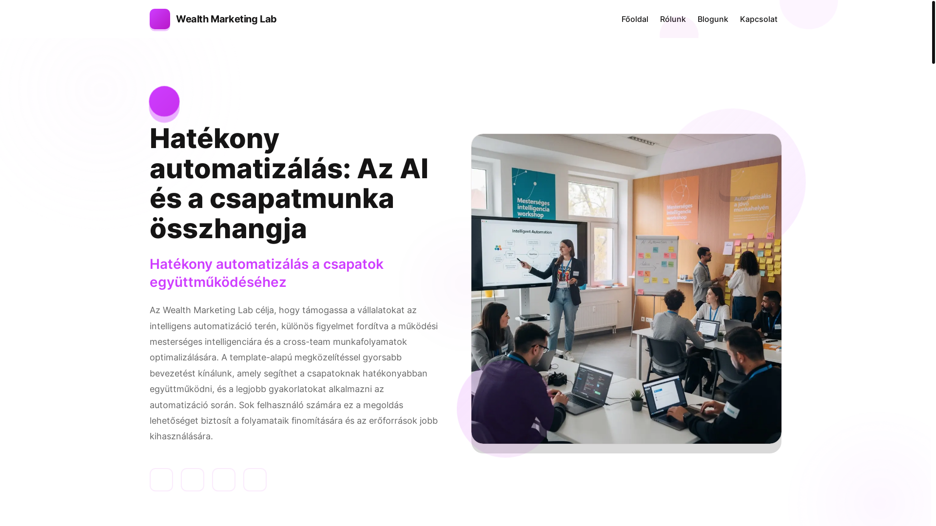website screenshot of https://wealthmarketinglab.xyz/