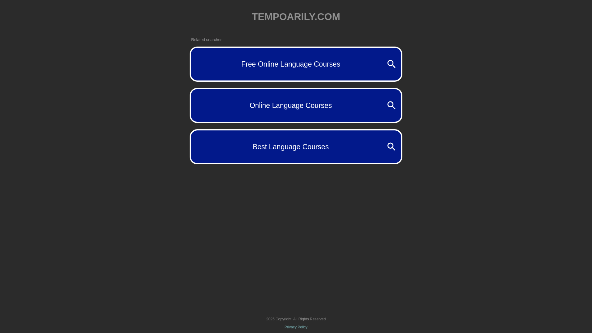 website screenshot of https://tempoarily.com/