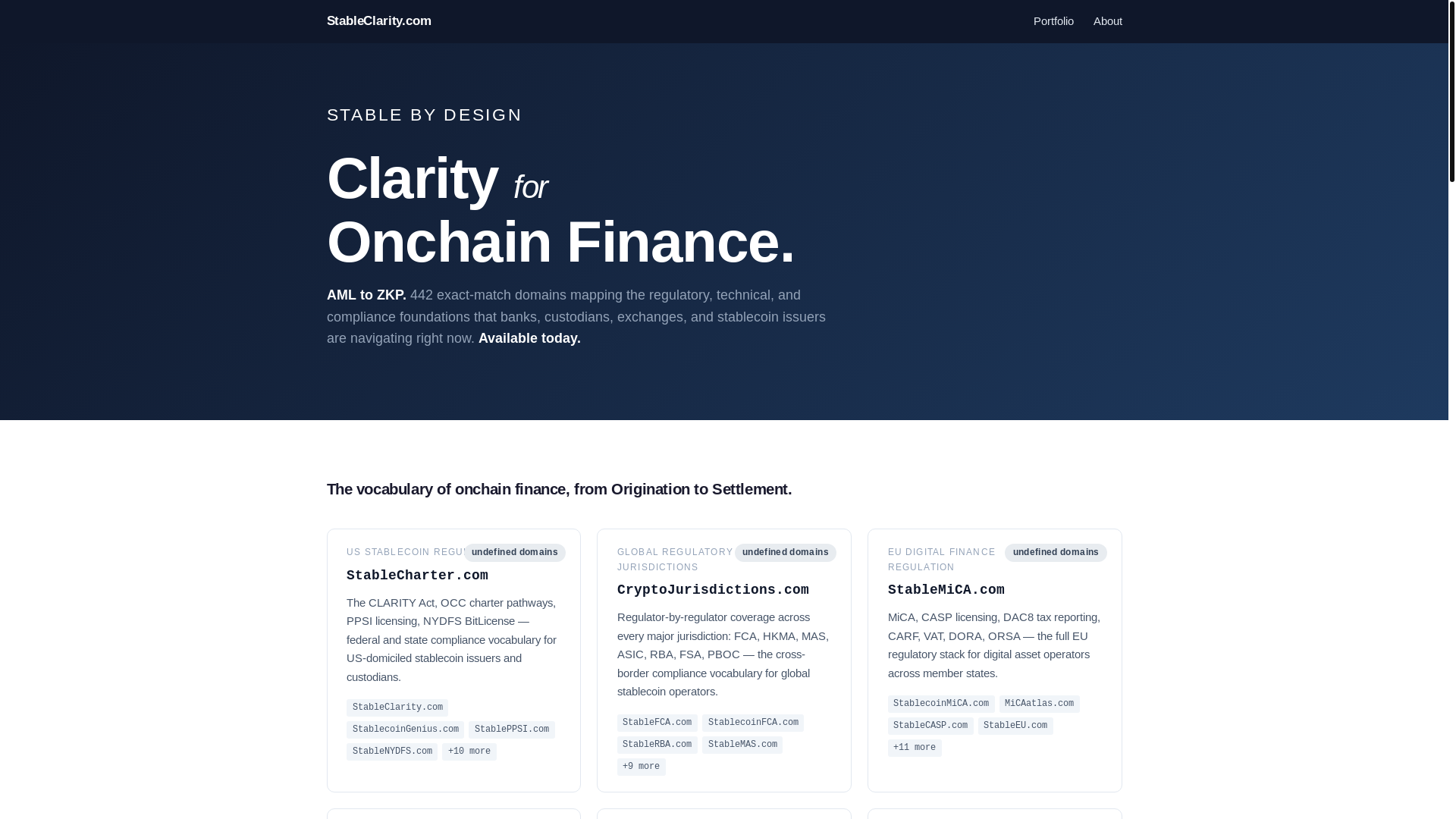 website screenshot of https://stableclarity.pages.dev/