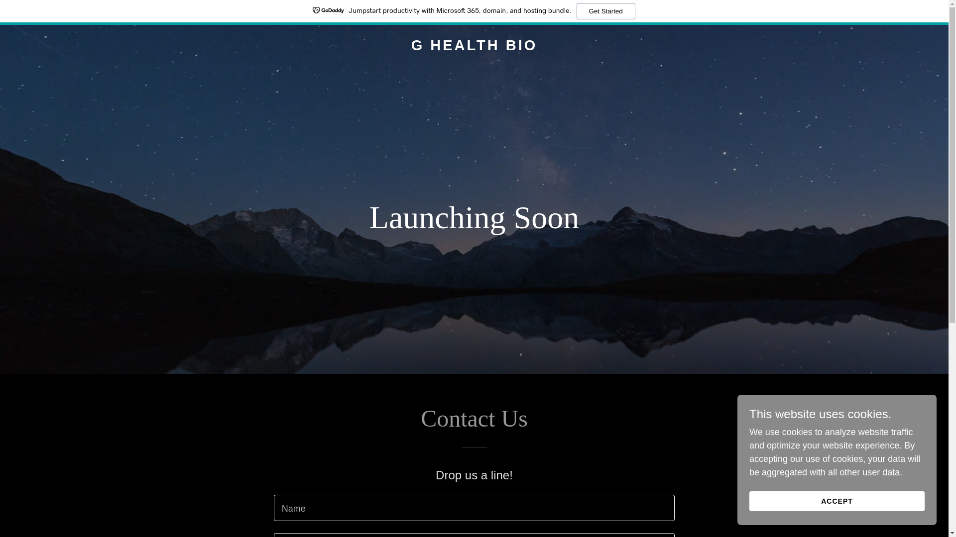 website screenshot of https://ghealthbio.com/