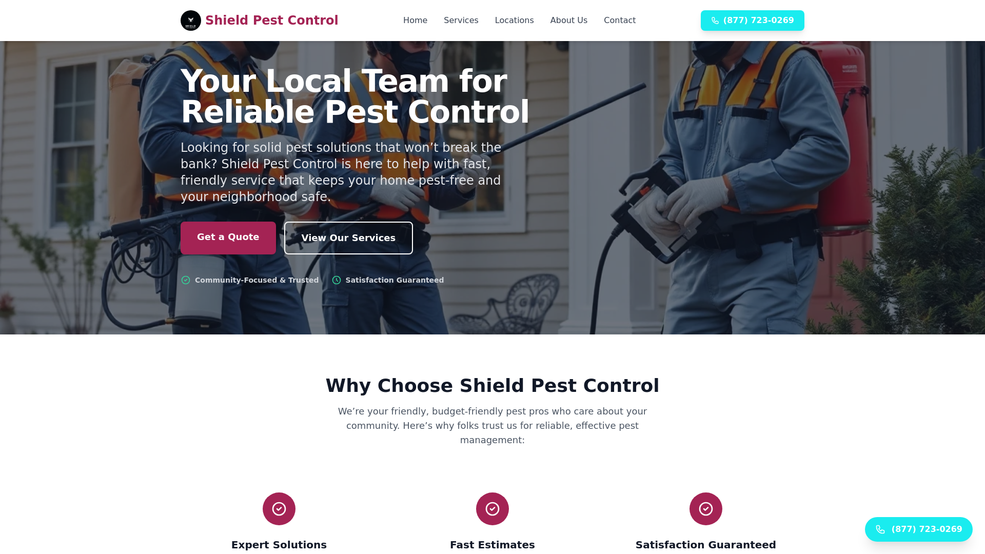 website screenshot of https://shieldtermitepestcontrol-com.pages.dev/