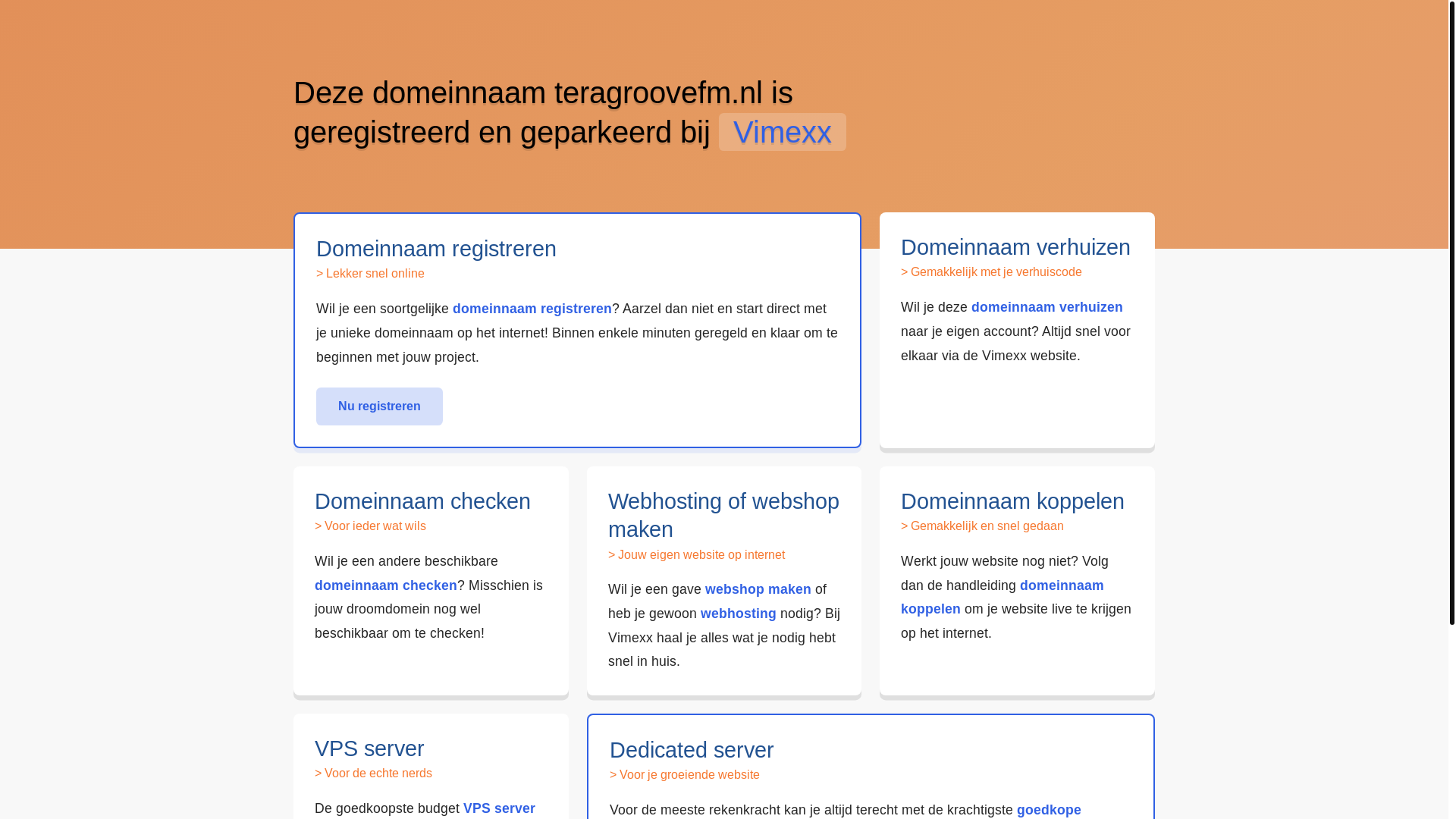 website screenshot of https://teragroovefm.nl/