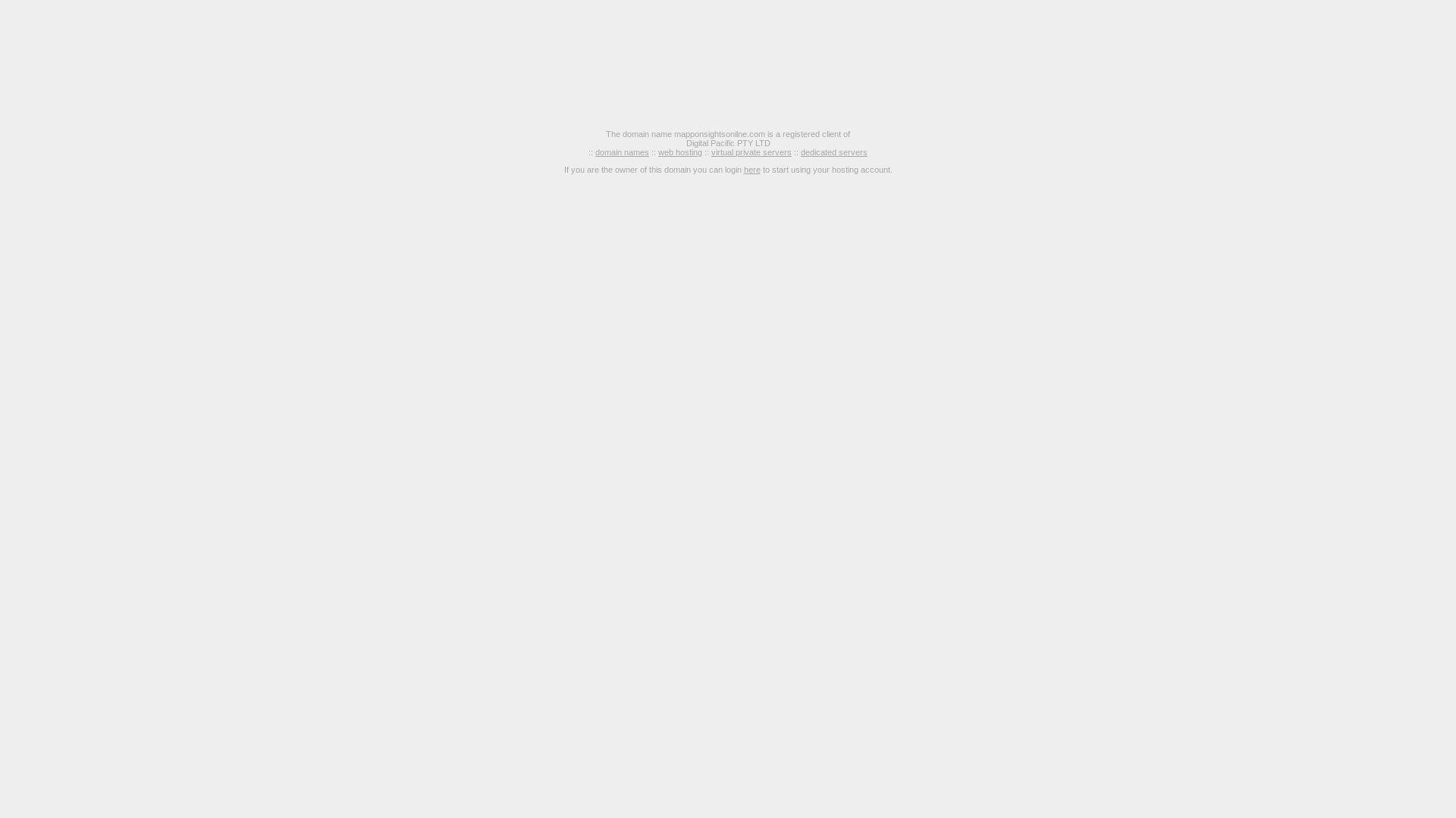 website screenshot of https://mapponsightsonilne.com/