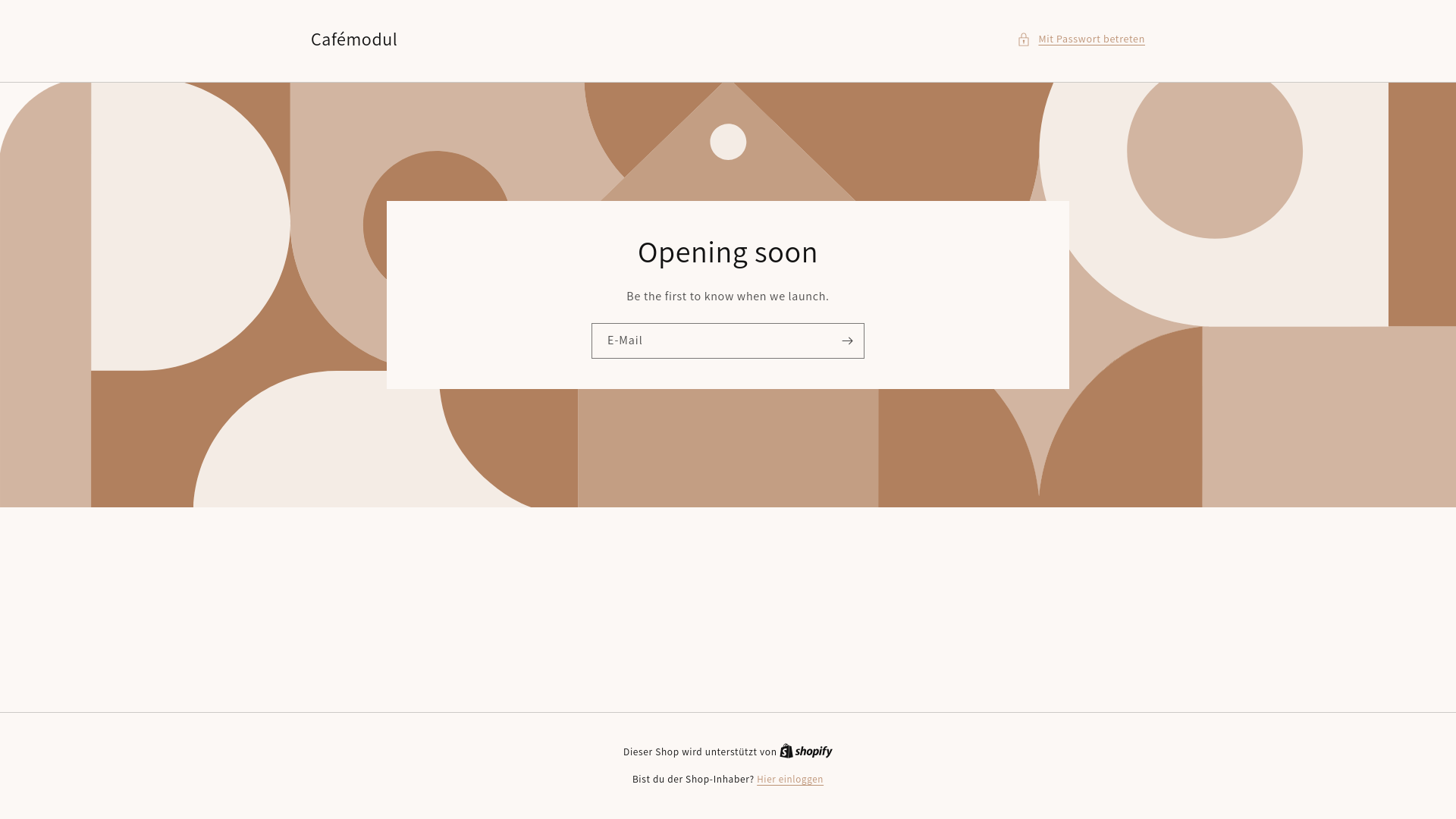website screenshot of https://cafemodul.com/