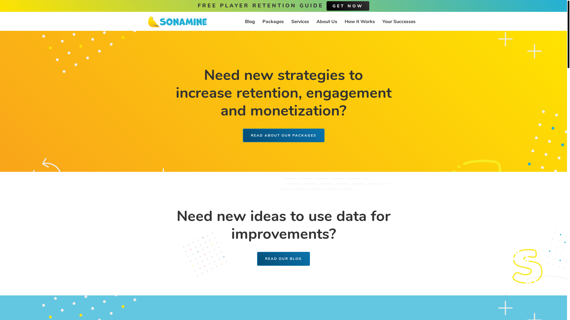 website screenshot of https://trysonamine.com/