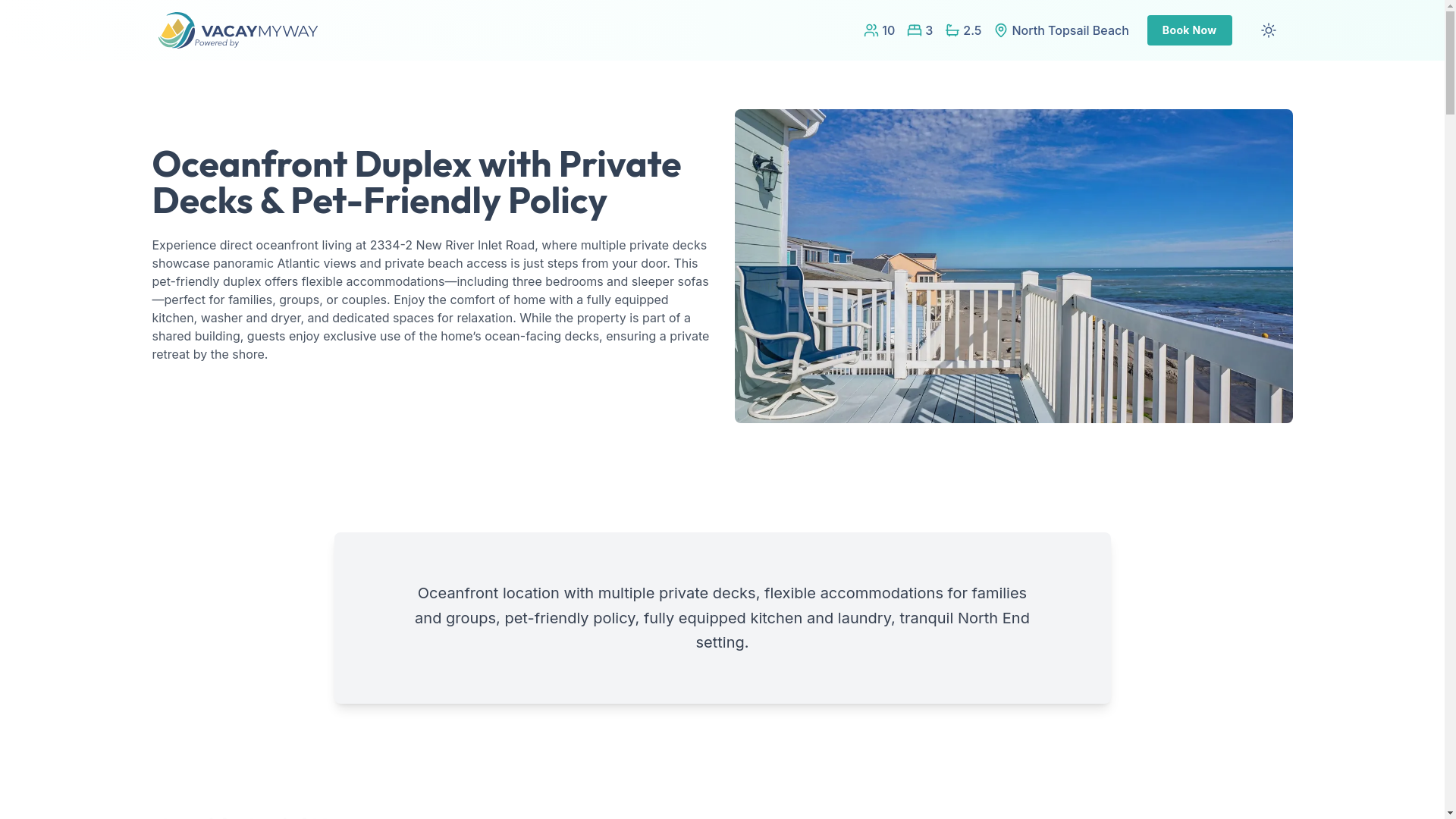 website screenshot of https://coastscape.haus/