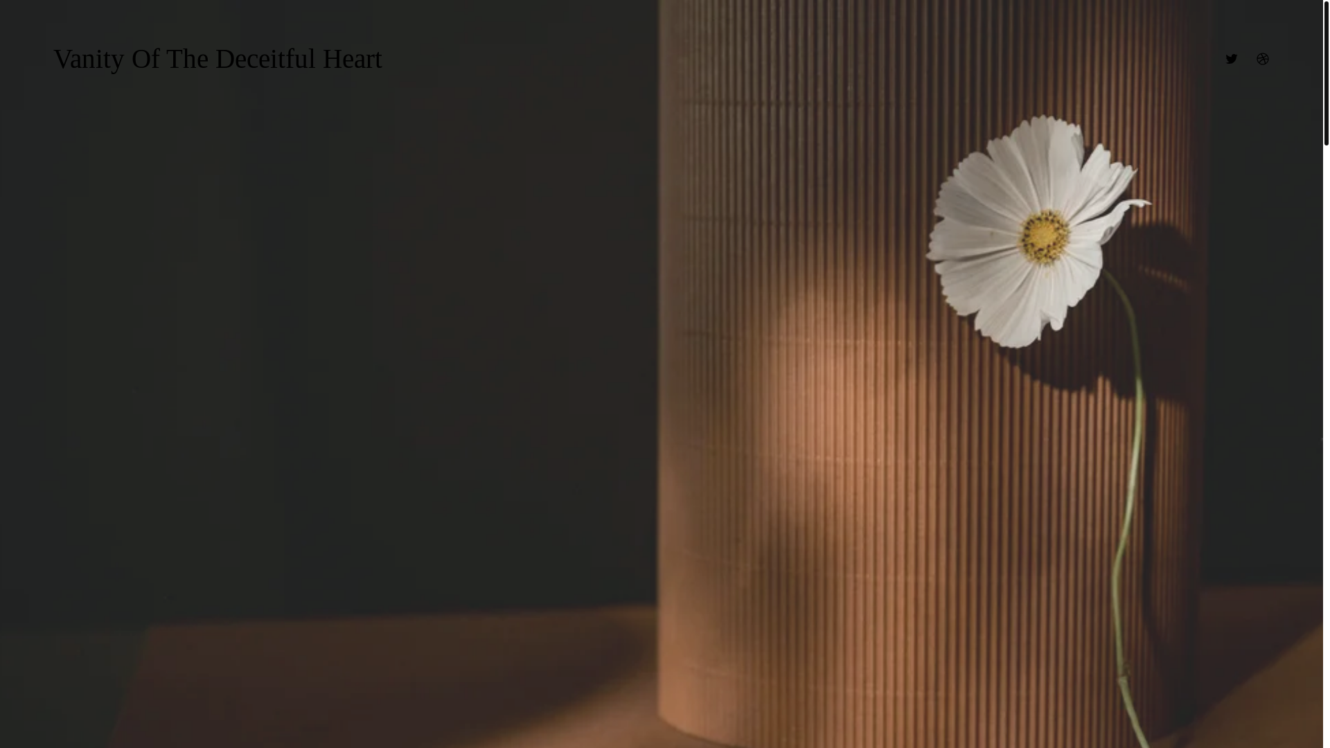 website screenshot of https://vanityofthedeceitfulheart.com/