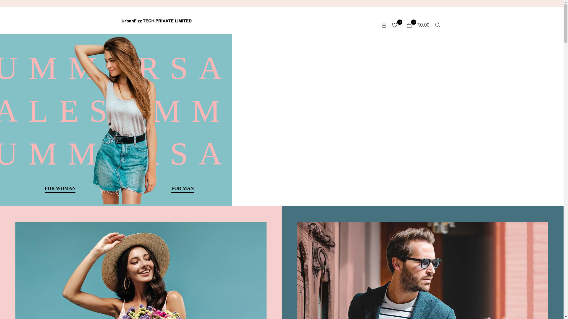 website screenshot of https://urbanfizz.fashion/