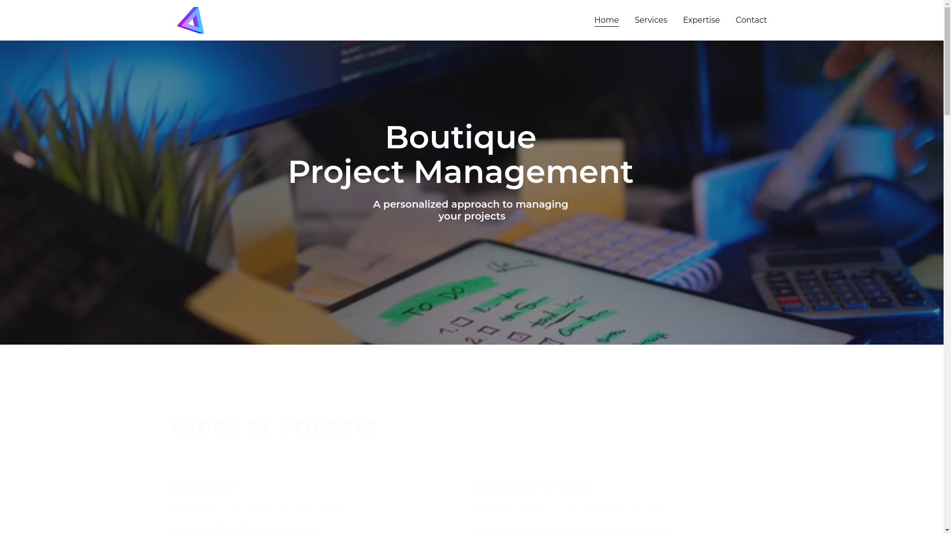 website screenshot of https://boutikprojects.com/