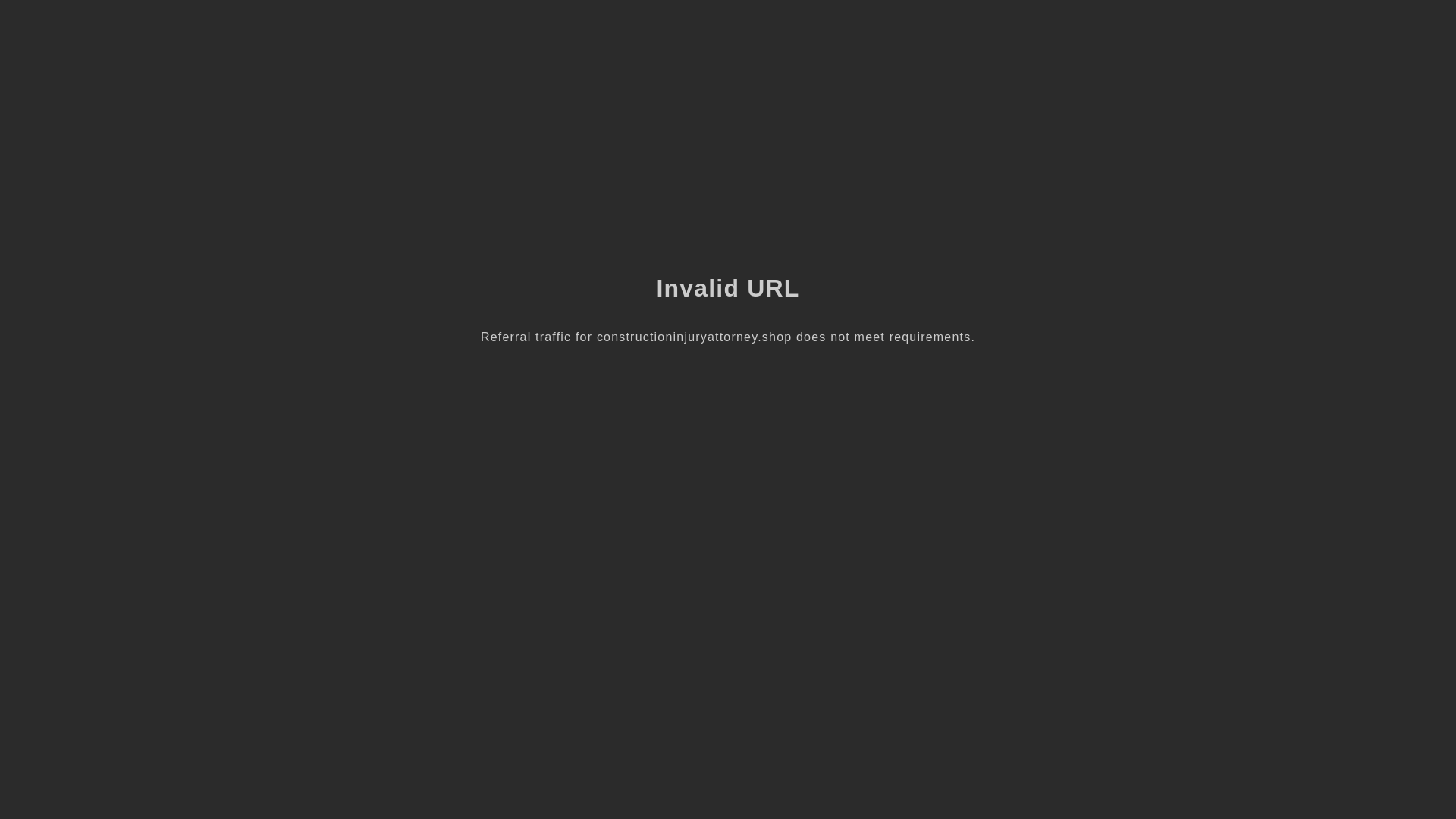 website screenshot of https://constructioninjuryattorney.shop/
