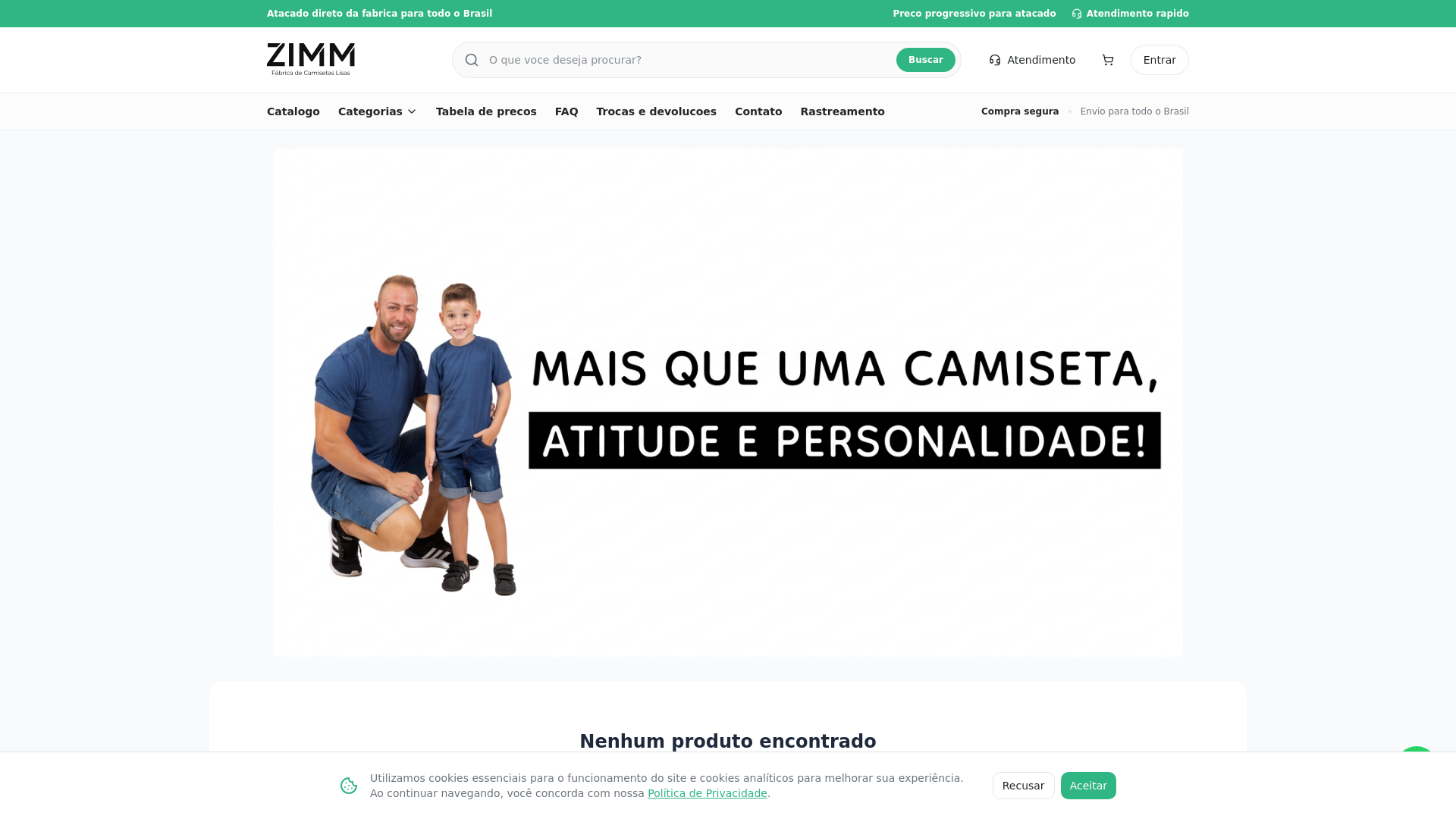 website screenshot of https://zimmcamisetas-staging.pages.dev/