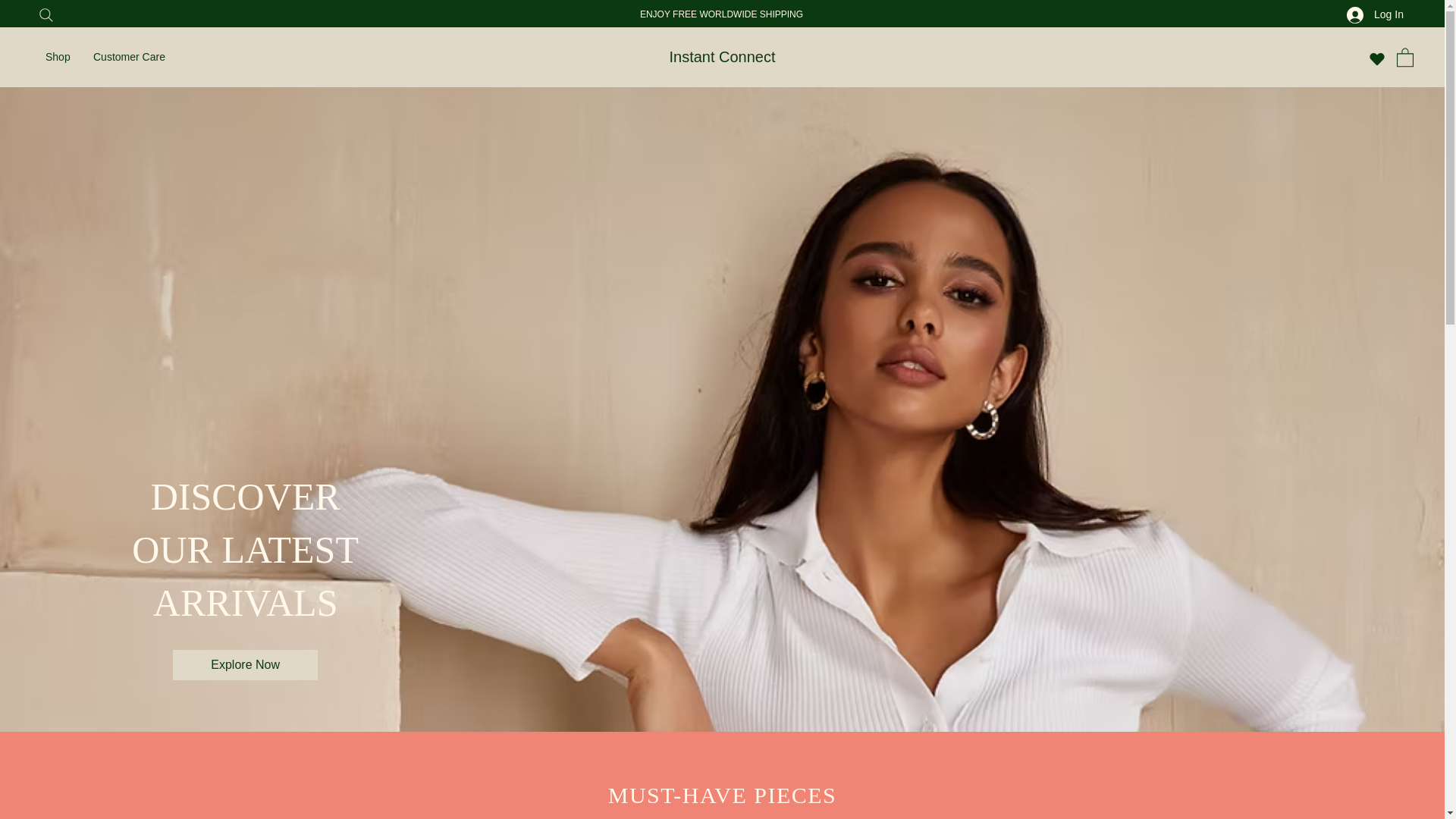 website screenshot of https://instantconnec.com/