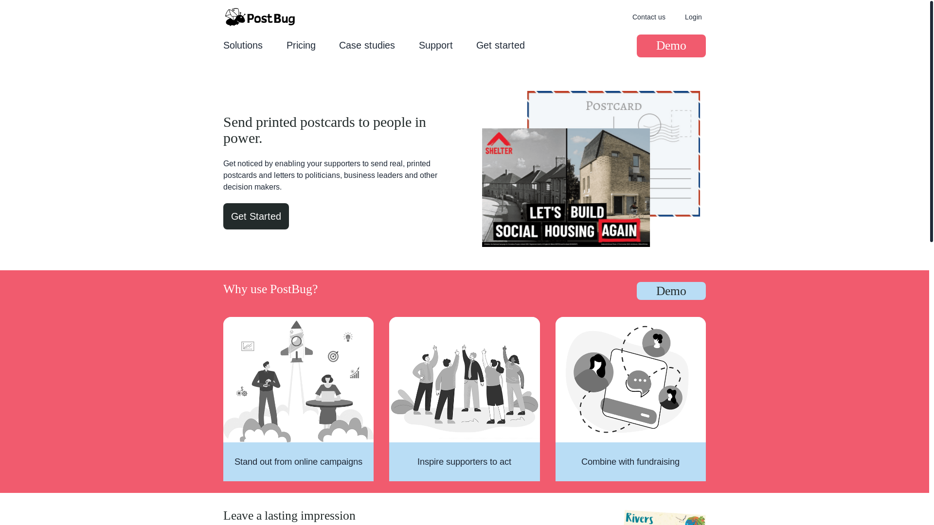 website screenshot of https://justpost.pro/